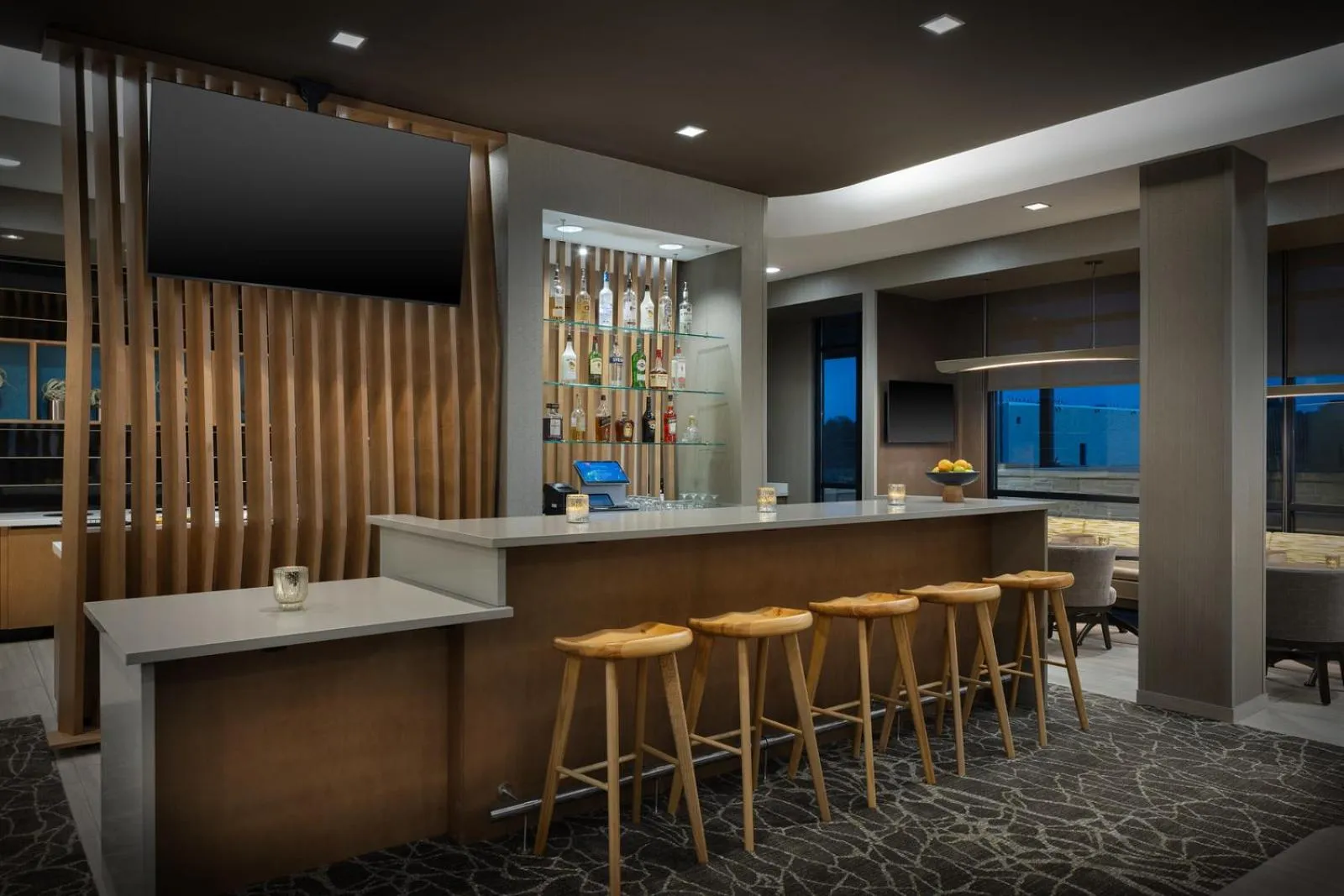 Lounge or bar in Springhill Suites by Marriott Newburgh Evansville