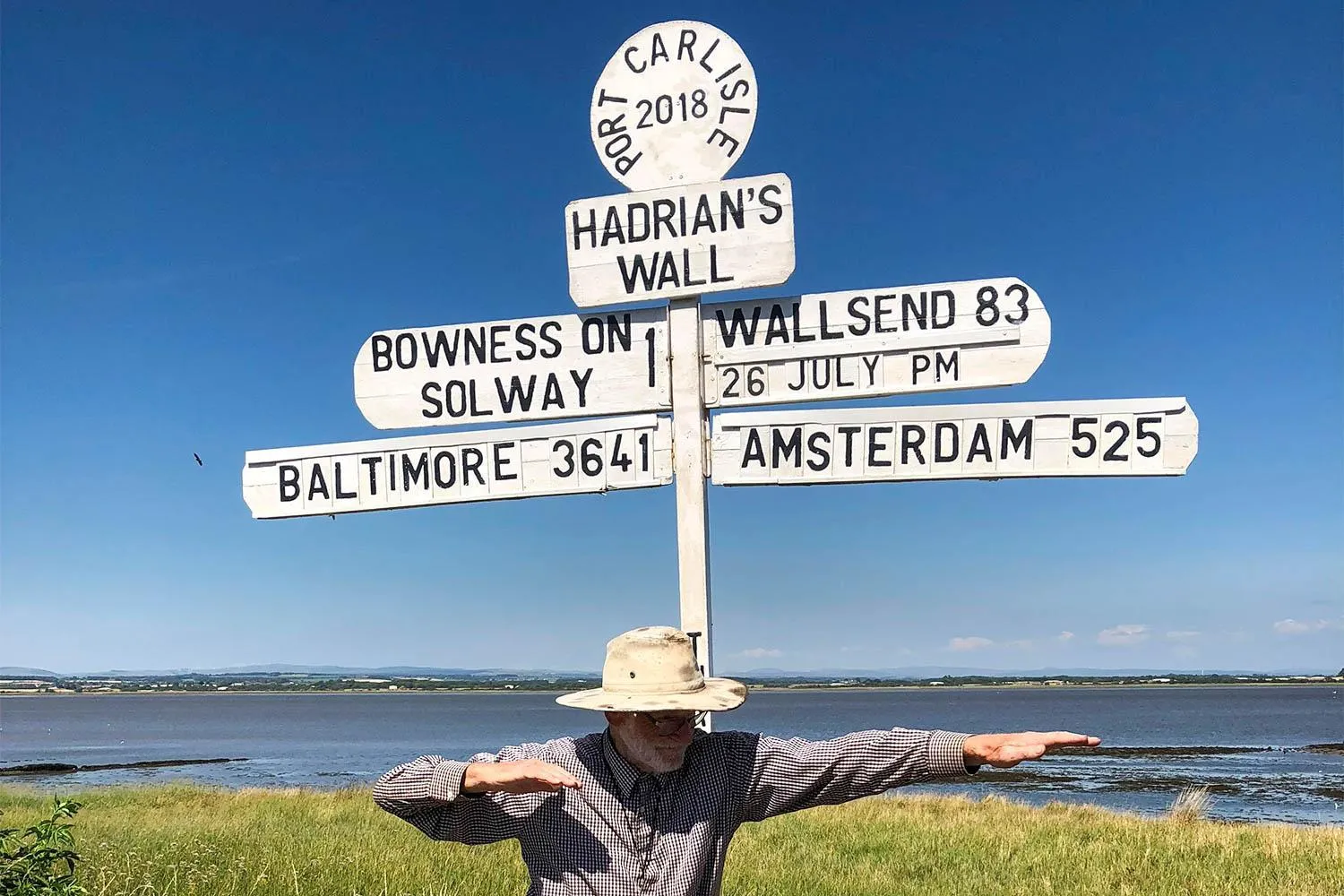 Nearby landmark in Hope & Anchor, Hadrian's Wall, Port Carlisle, Solway Firth, Area of Natural Beauty