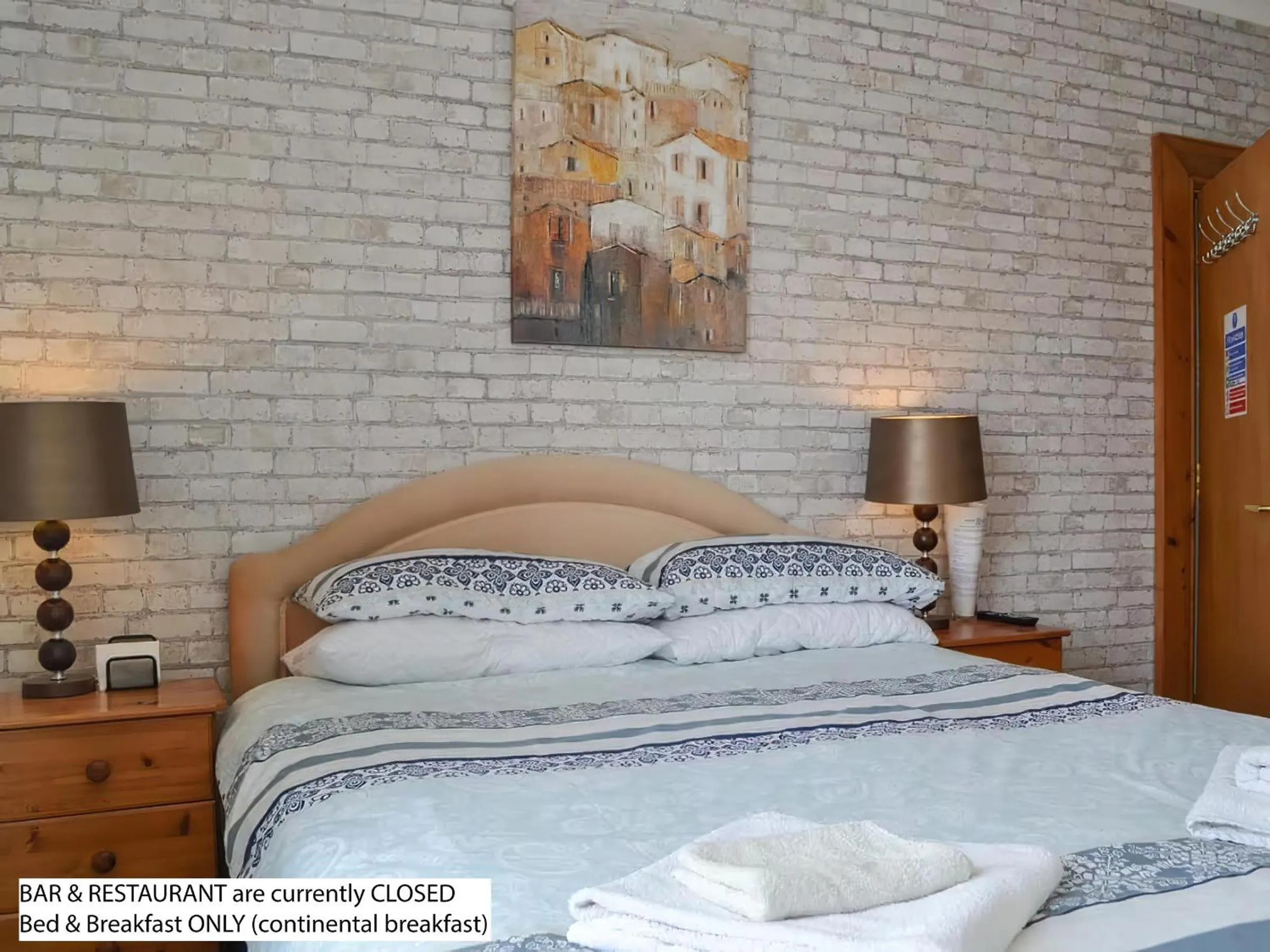 Bed in Hope & Anchor, Hadrian's Wall, Port Carlisle, Solway Firth, Area of Natural Beauty