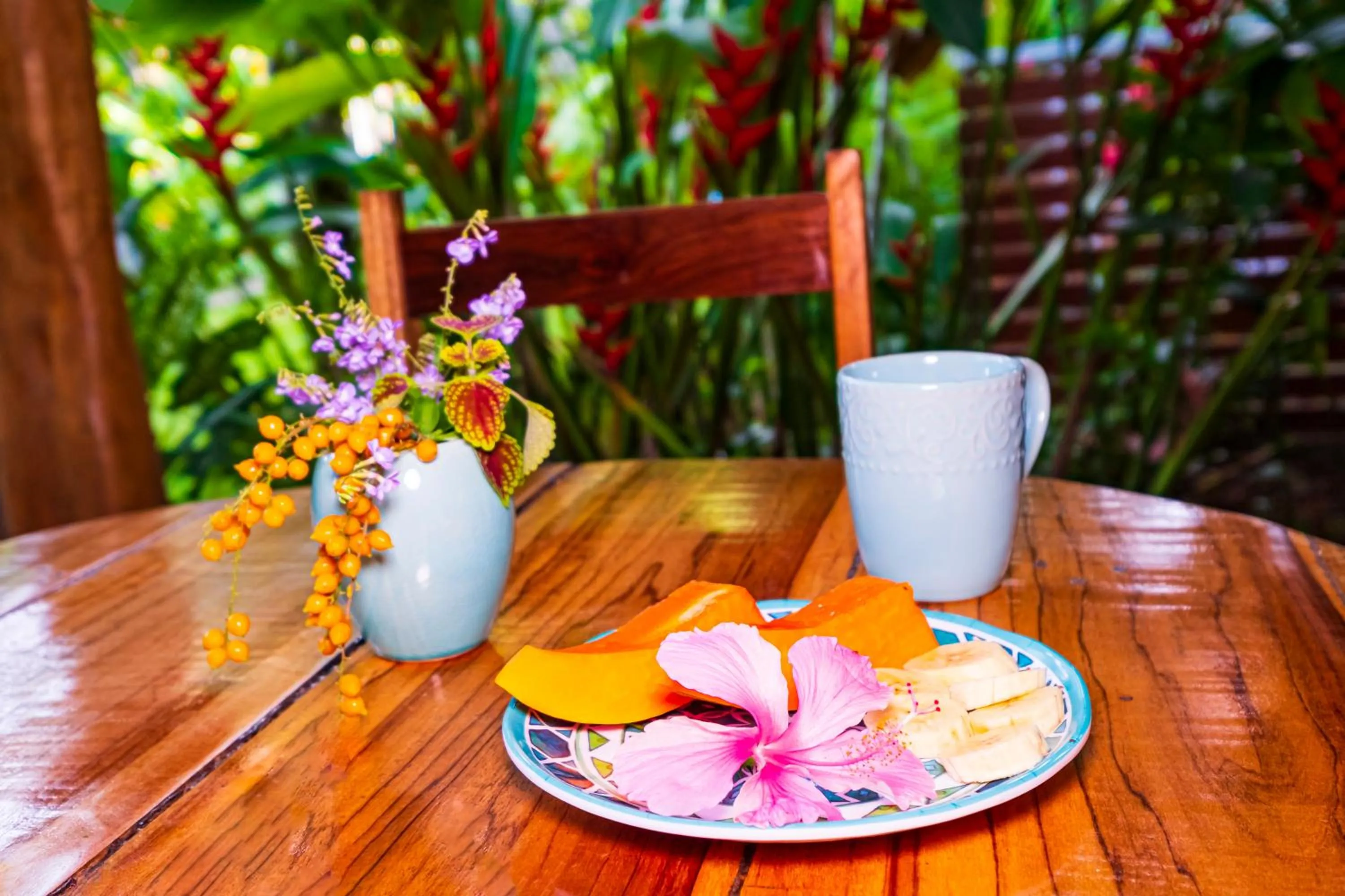 Food and drinks in El Nido Jungle Lodge