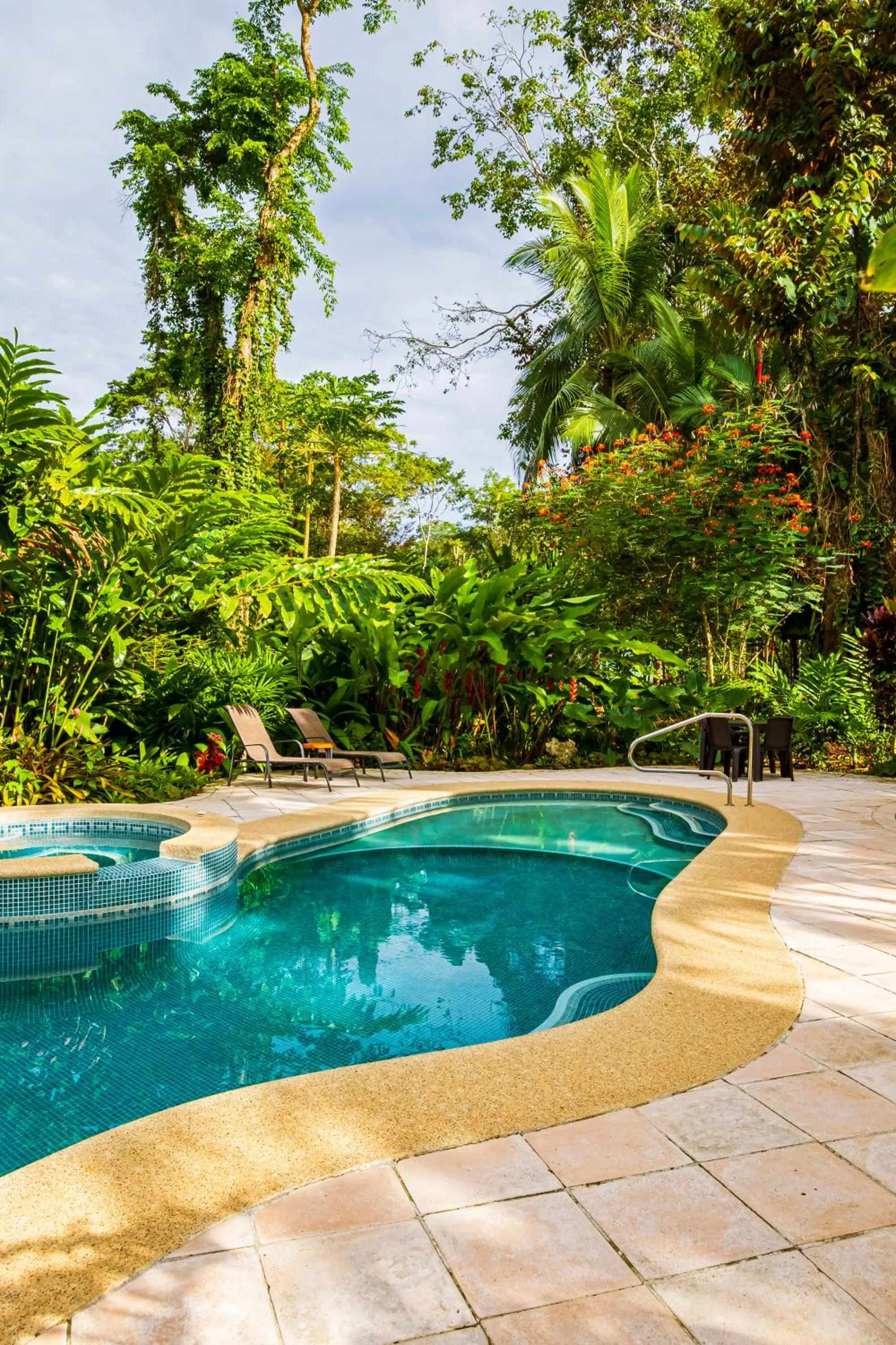 Garden view in El Nido Jungle Lodge