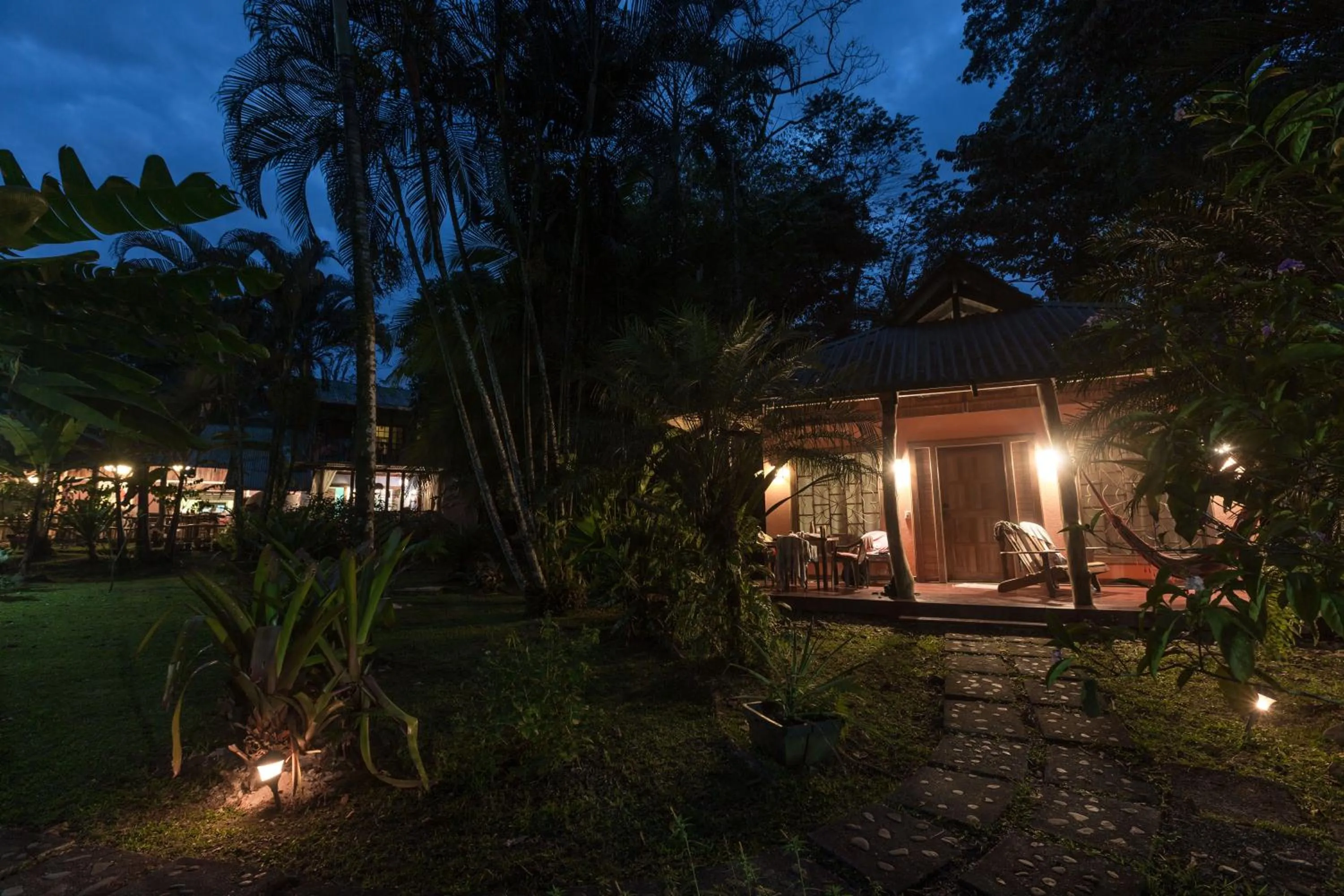 Facade/entrance in El Nido Jungle Lodge