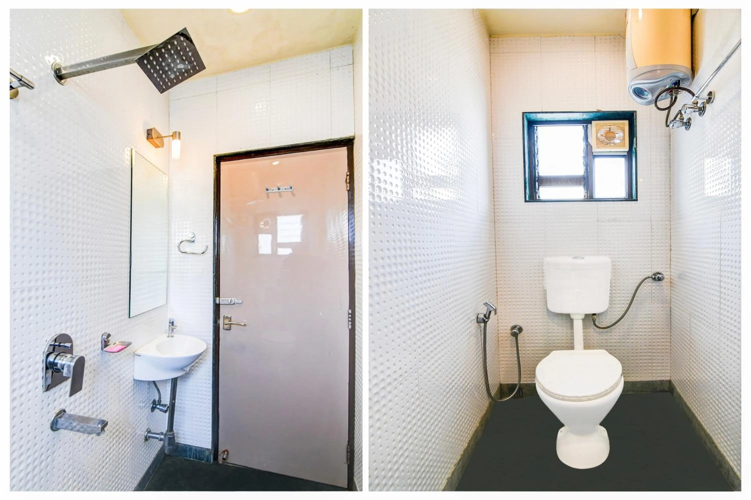 Bathroom in Super Collection O Belgacihia Near Kolkata Railway Station