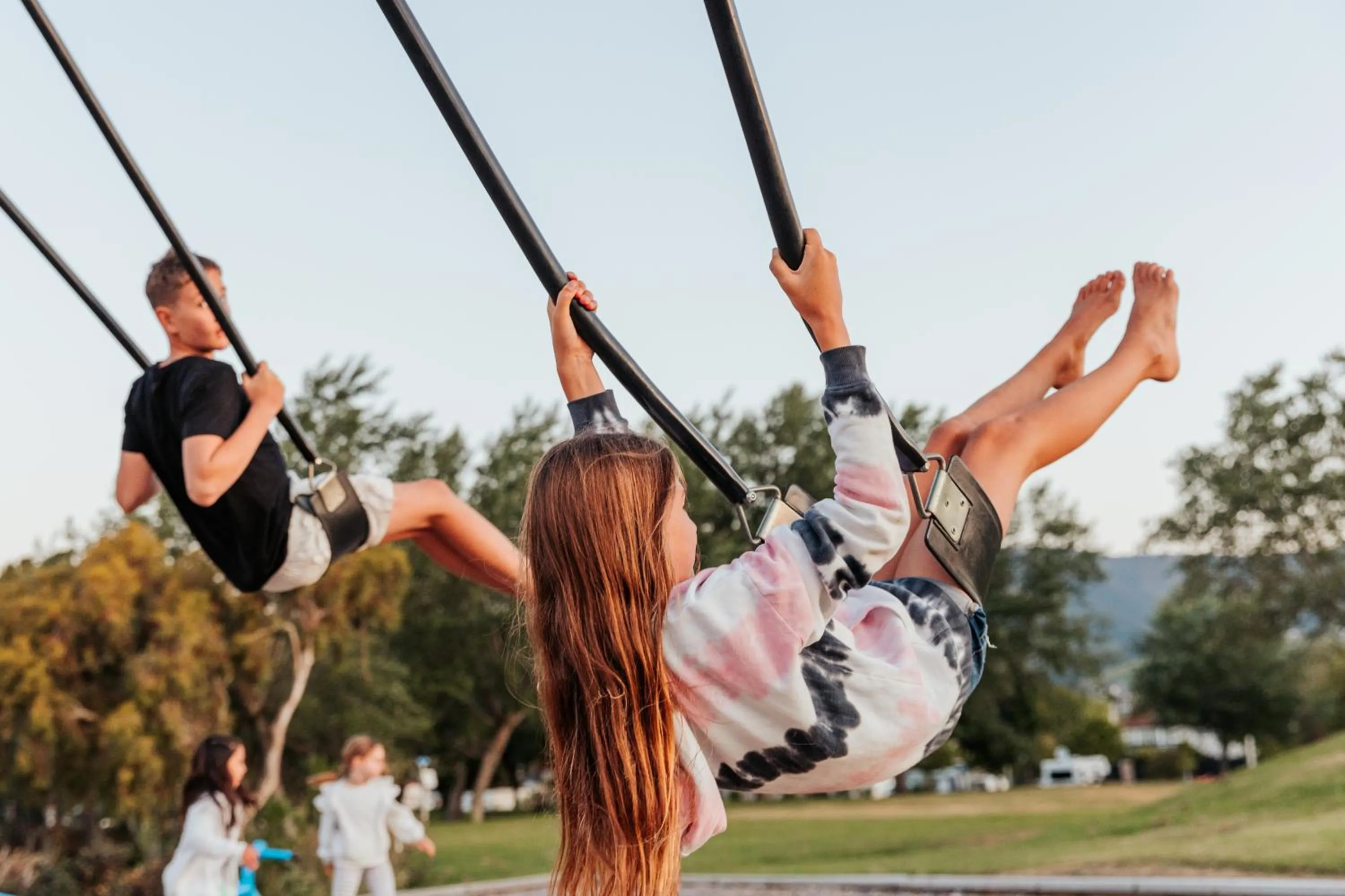 Spring in Tāhuna Beach Holiday Park