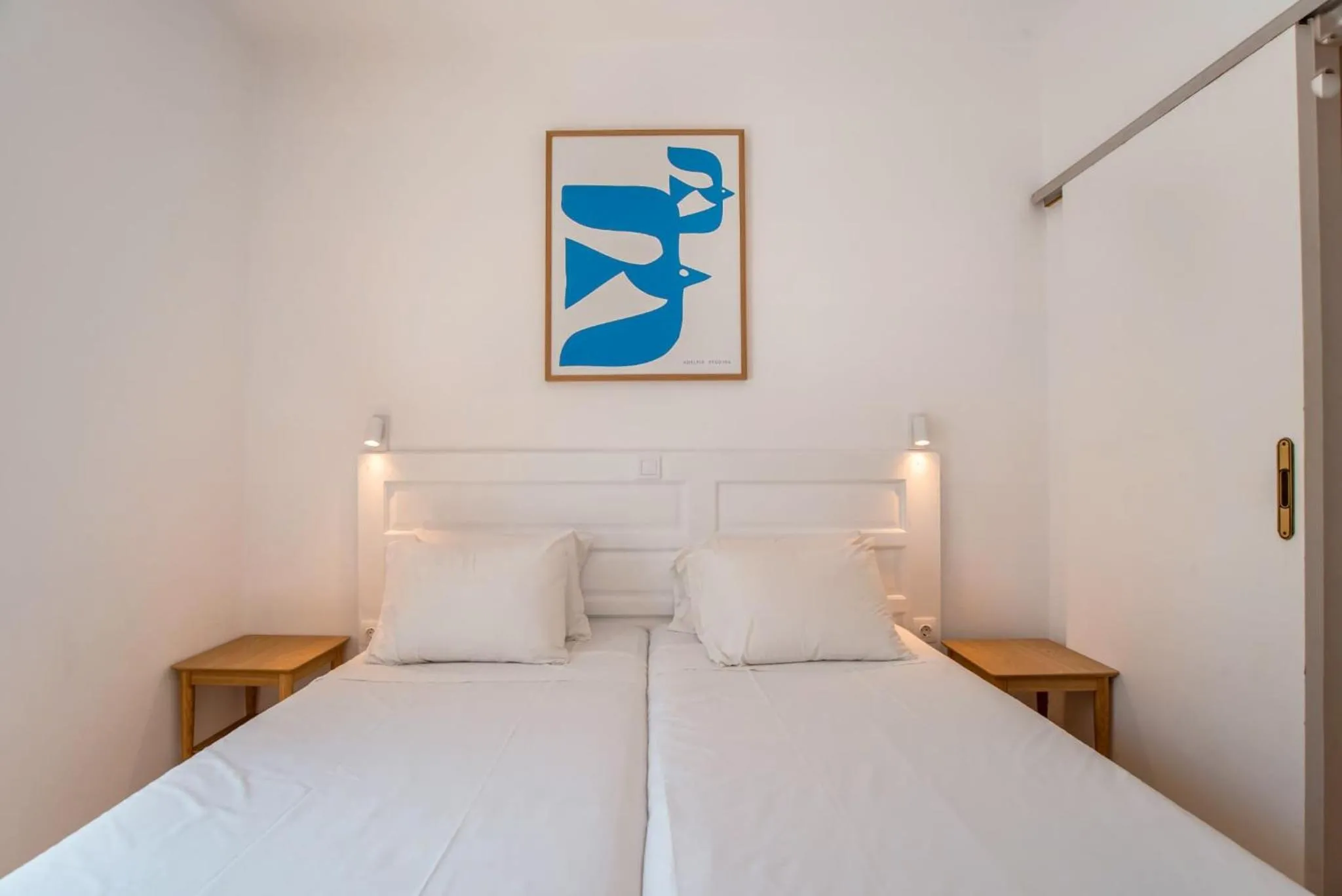 Living room, Bed in Adelfia Studios