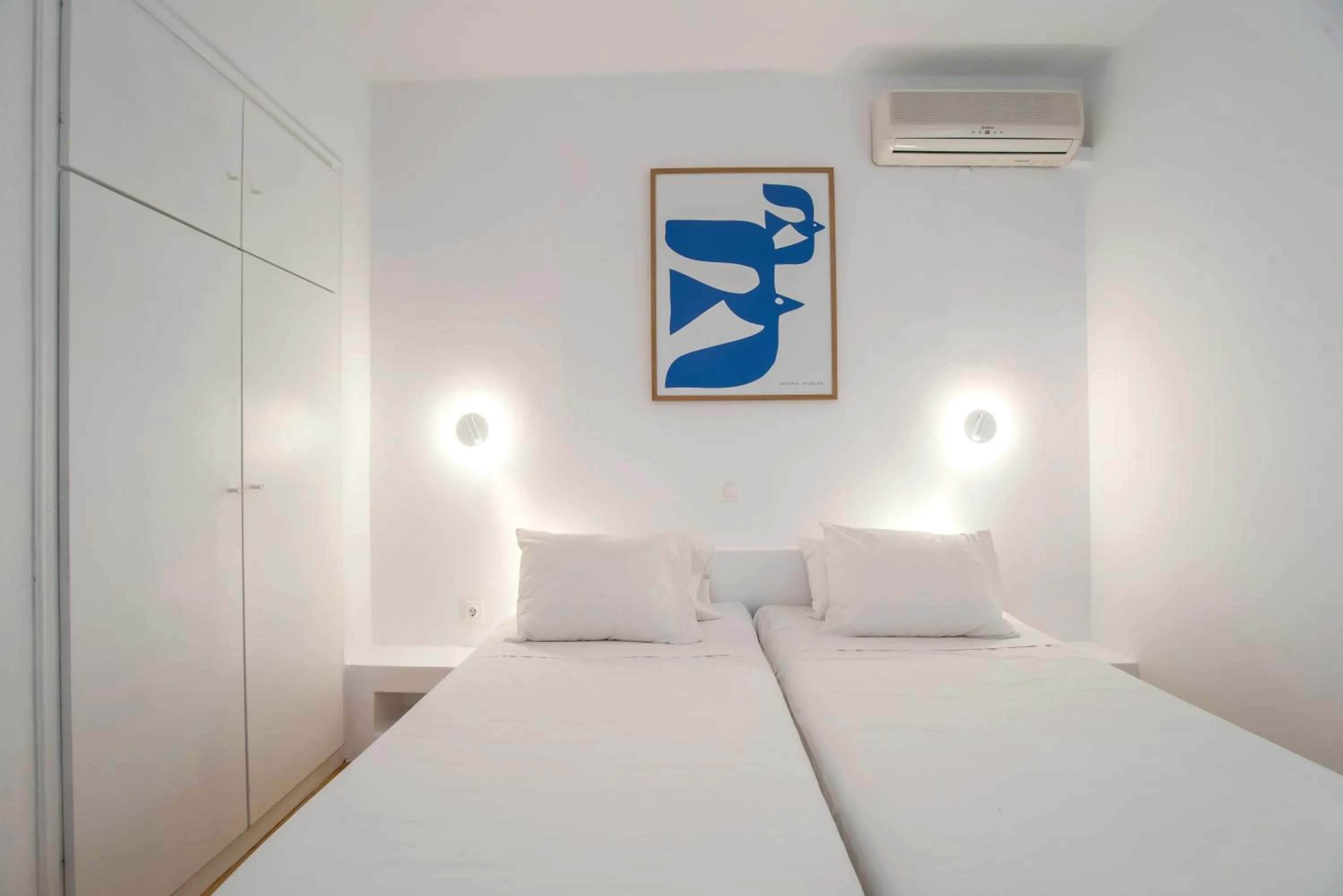 Living room, Bed in Adelfia Studios