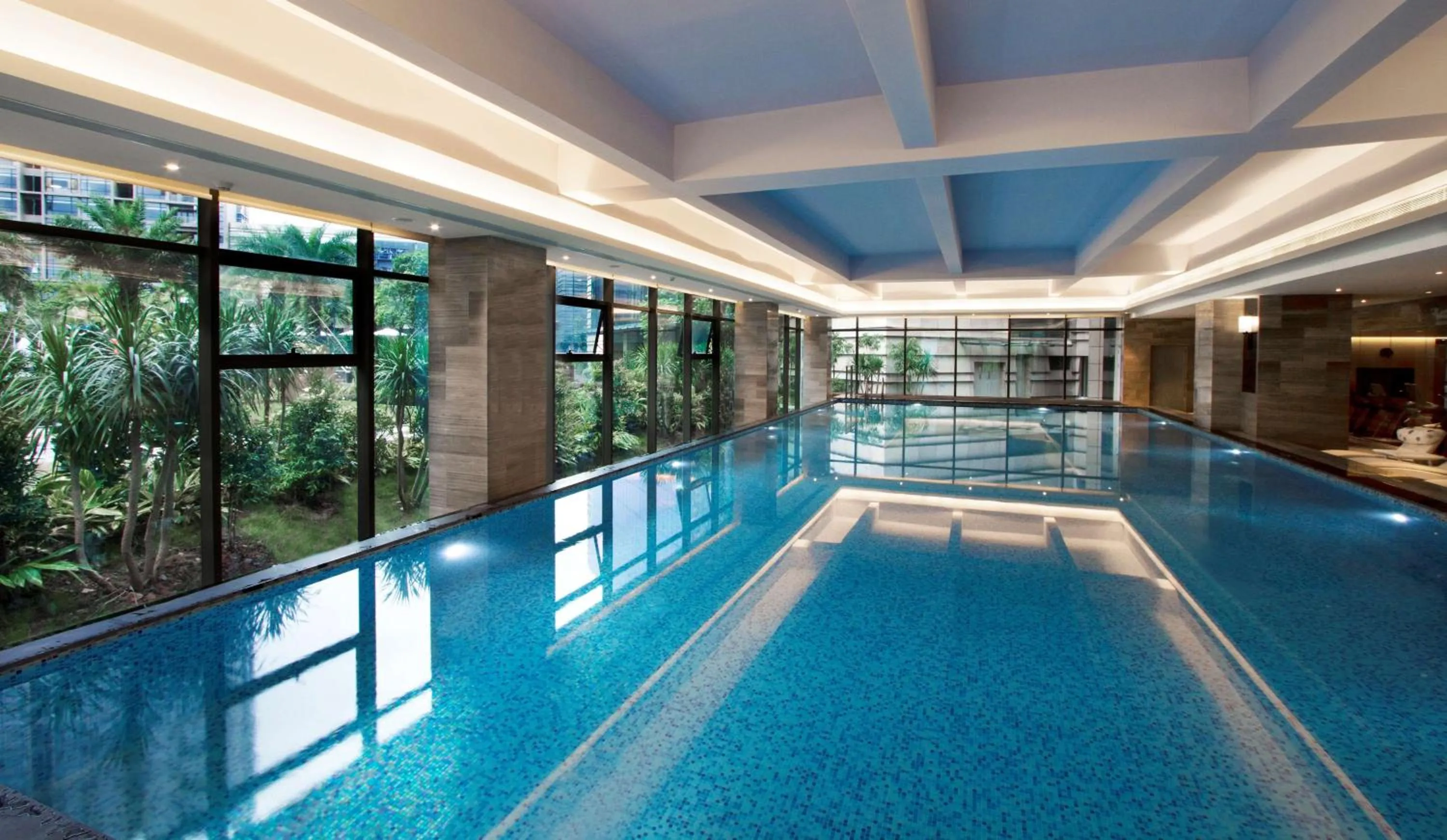 Pool view in DoubleTree by Hilton Heyuan