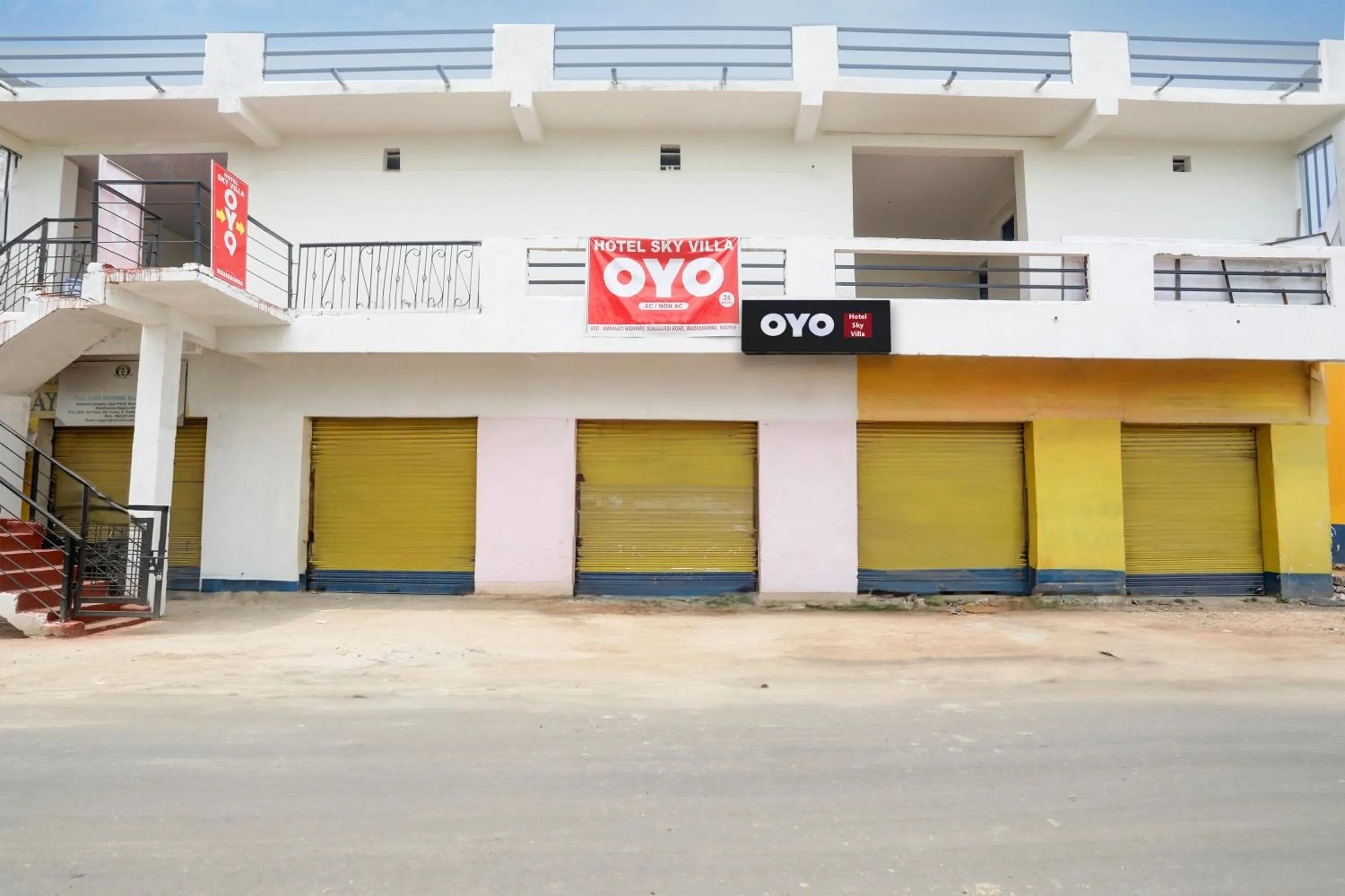 Facade/entrance in Hotel O Sky Villa