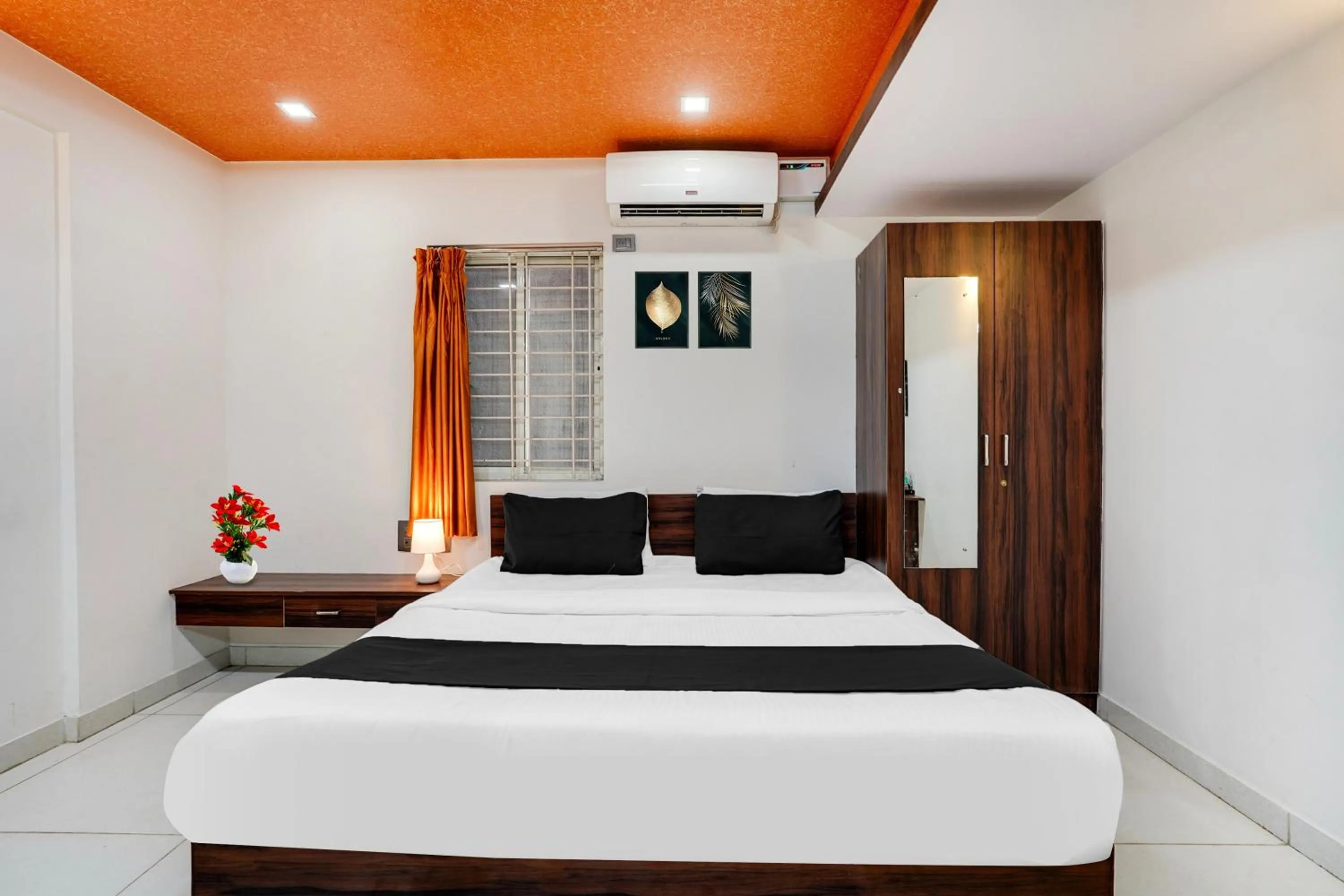 Bedroom, Bed in Super Collection O Bangalore Airport Road