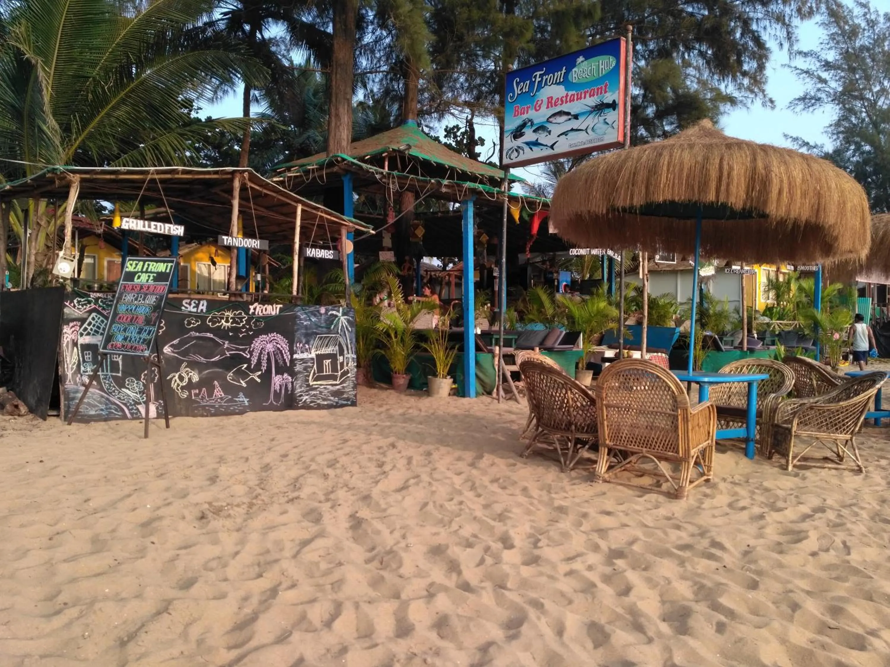 Beach in Sea Front Beach Huts