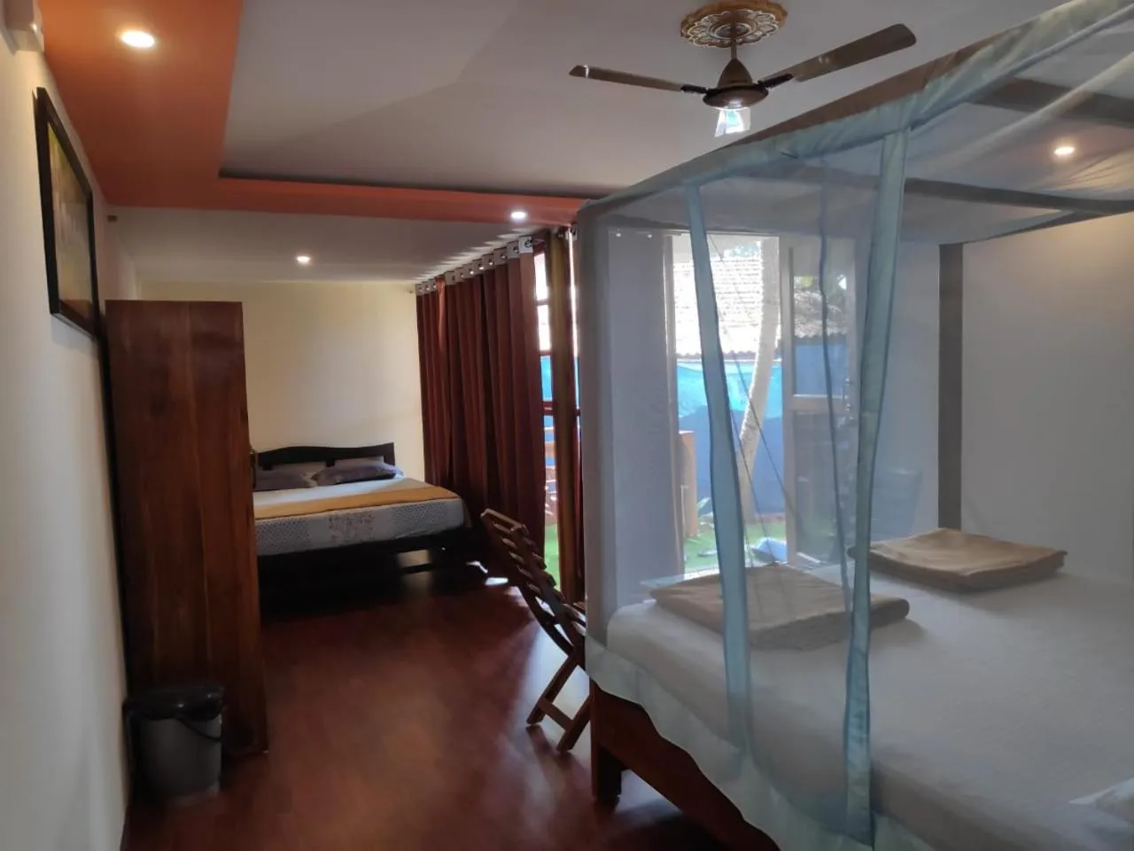 Bed in Sea Front Beach Huts