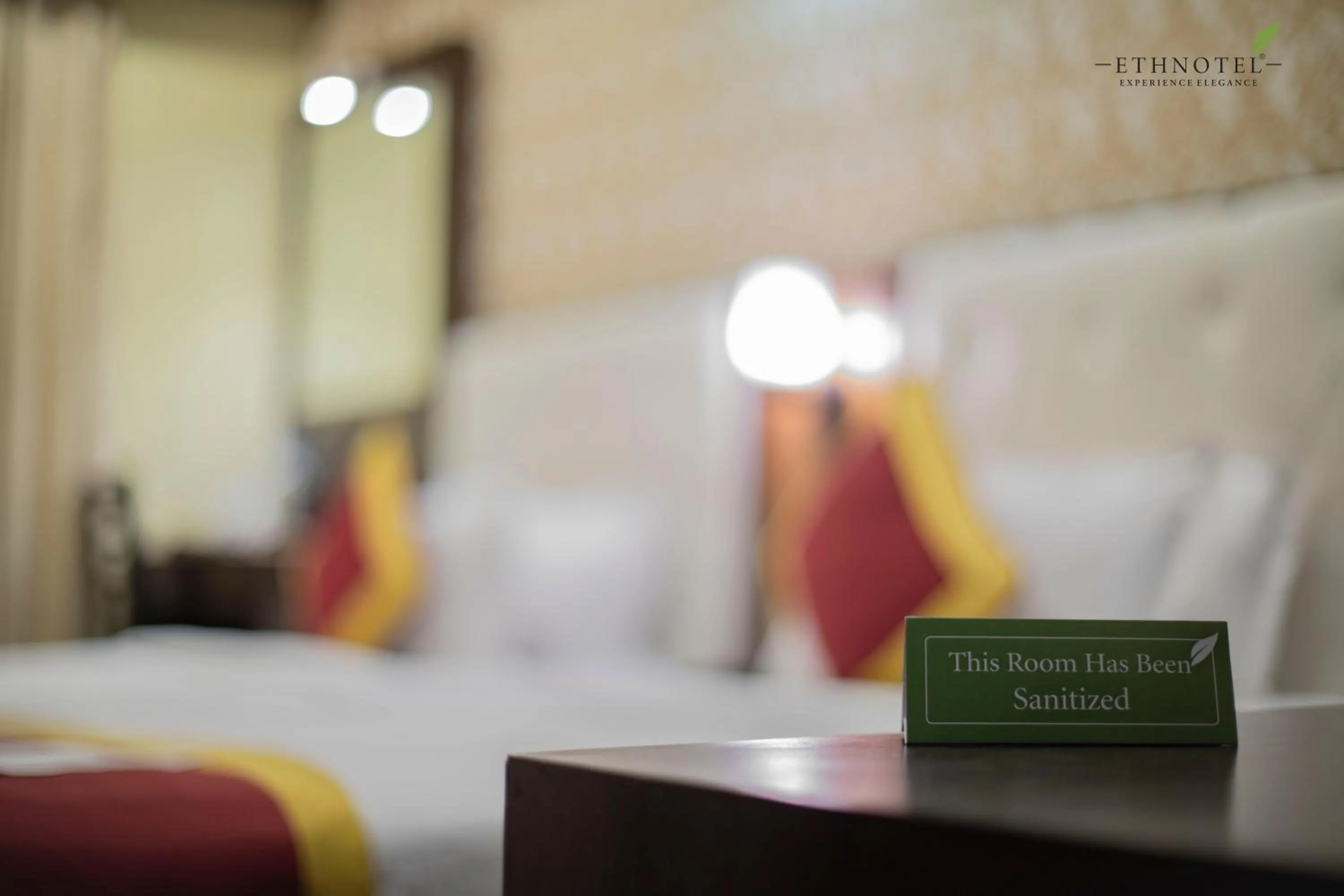 Bed in Ethnotel, Kolkata Airport