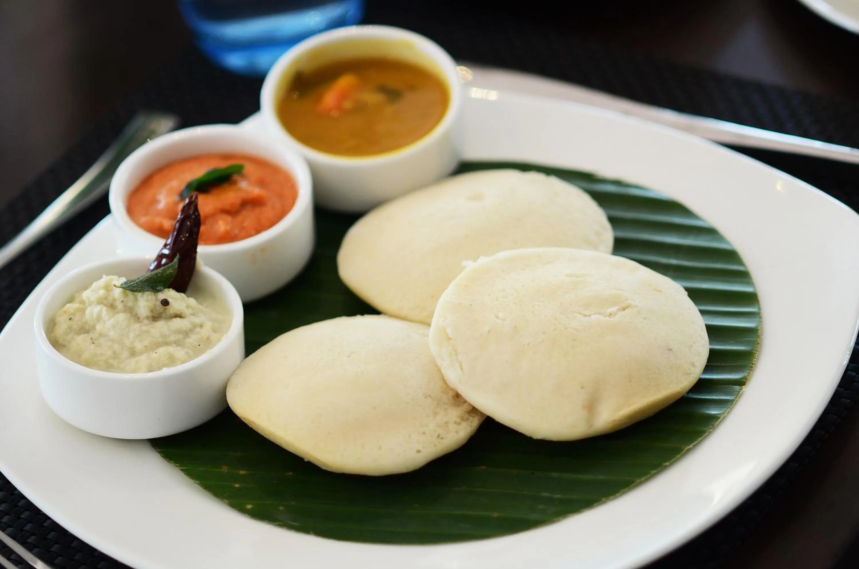 Food close-up in Ethnotel, Kolkata Airport