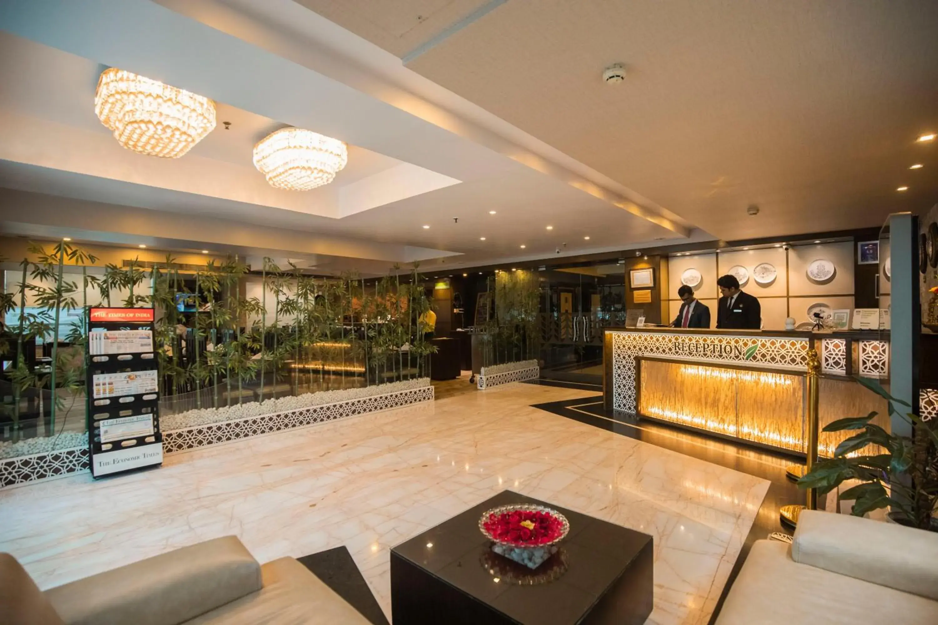 Lobby or reception in Ethnotel, Kolkata Airport Lobby or reception in Ethnotel, Kolkata Airport