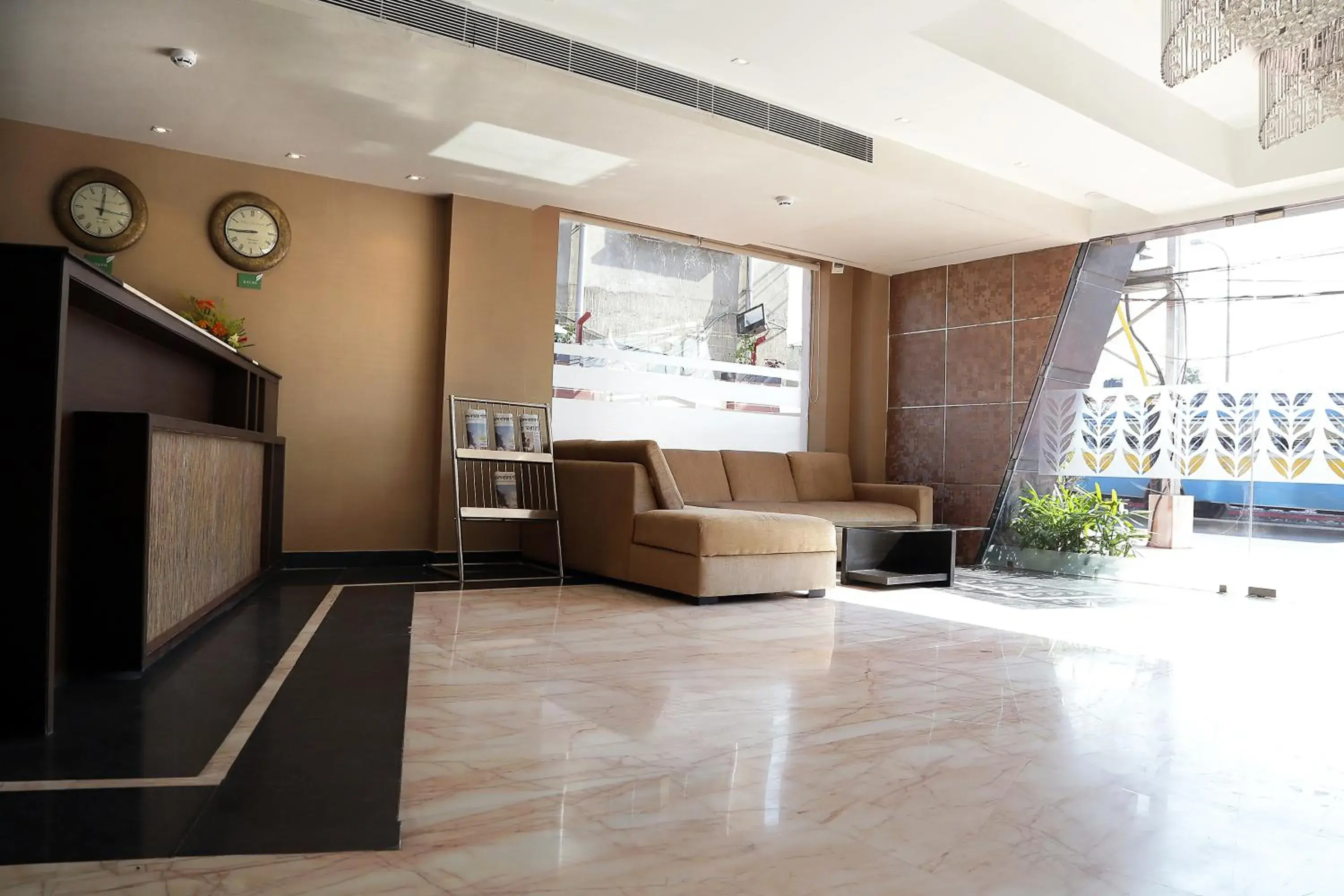 Lobby or reception in Ethnotel, Kolkata Airport Lobby or reception in Ethnotel, Kolkata Airport