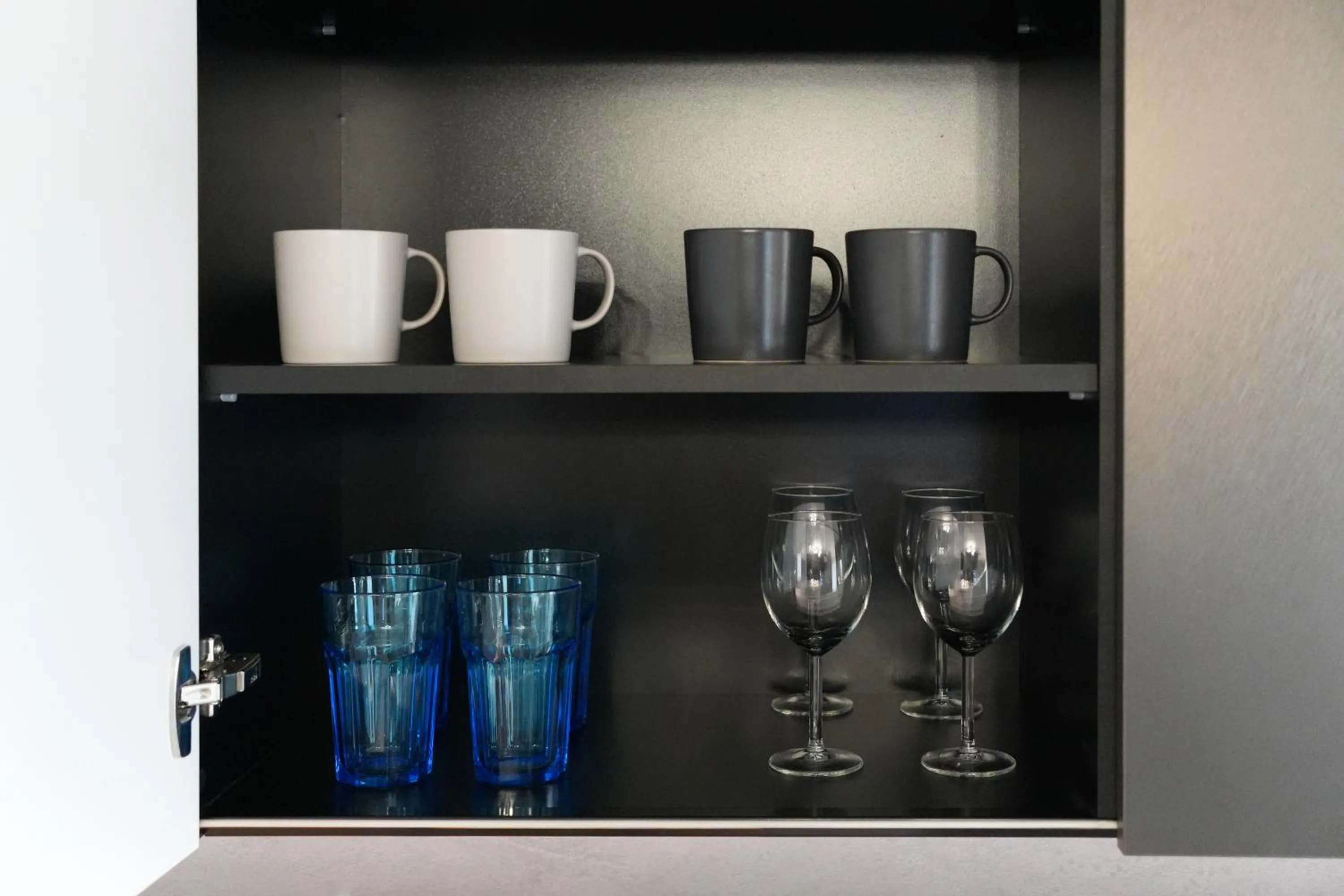kitchen in Luca - Luxury Park-View Apt with Balcony & Parking