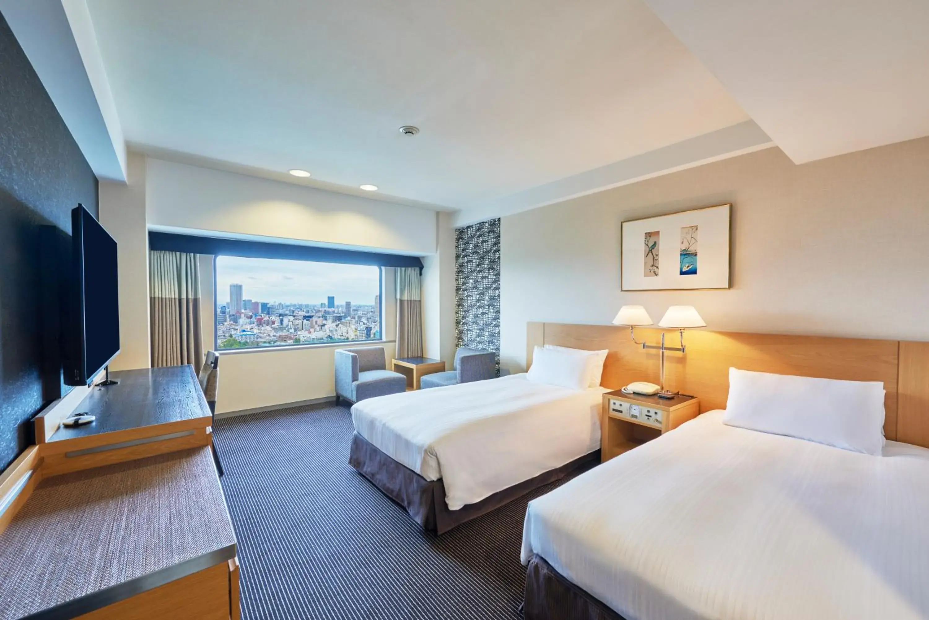 Garden Tower - single occupancy - Smoking - Standard Twin Room in Hotel New Otani Tokyo Garden Tower Garden Tower - single occupancy - Smoking - Standard Twin Room in Hotel New Otani Tokyo Garden Tower