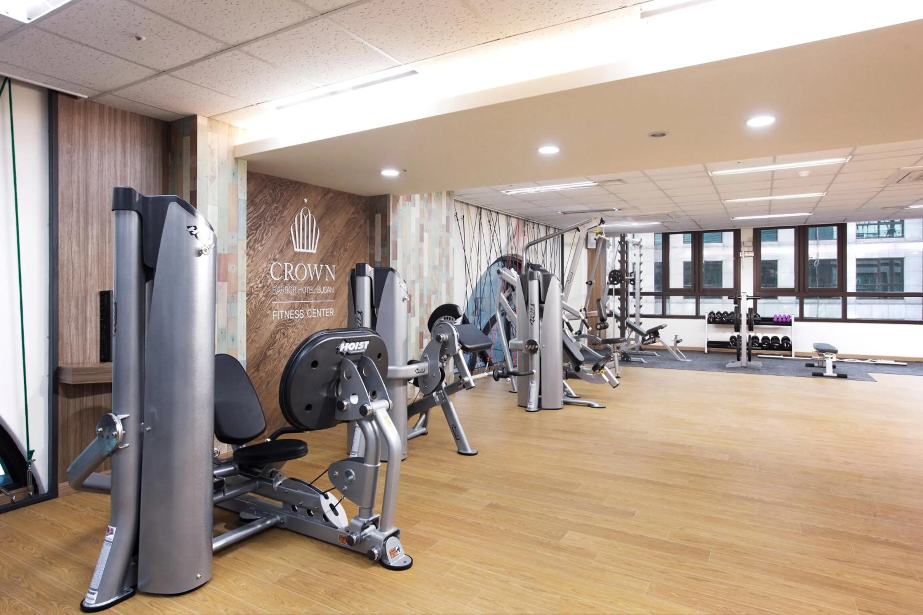 Fitness centre/facilities in Crown Harbor Hotel Busan