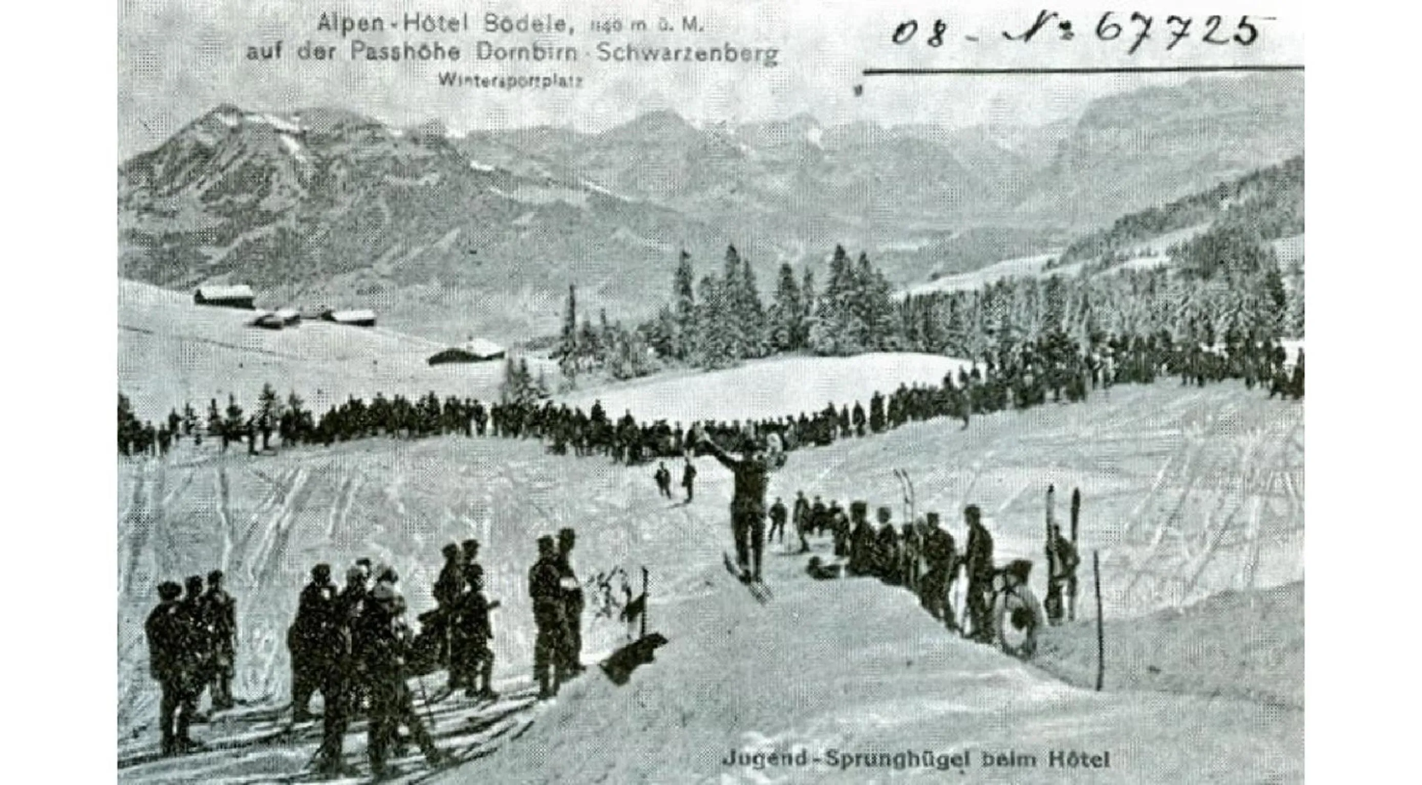 Skiing in Bödele Alpenhotel