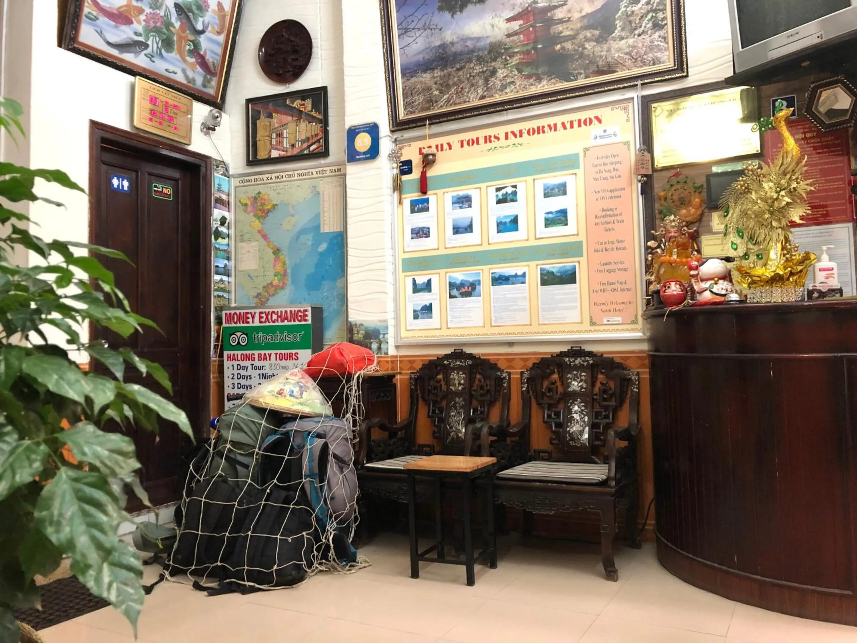 Lobby or reception in North Hostel N.2