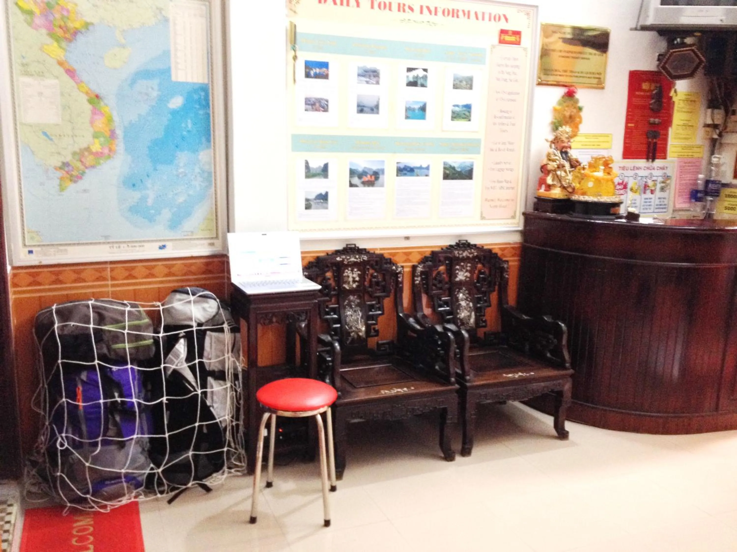 Lobby or reception in North Hostel N.2