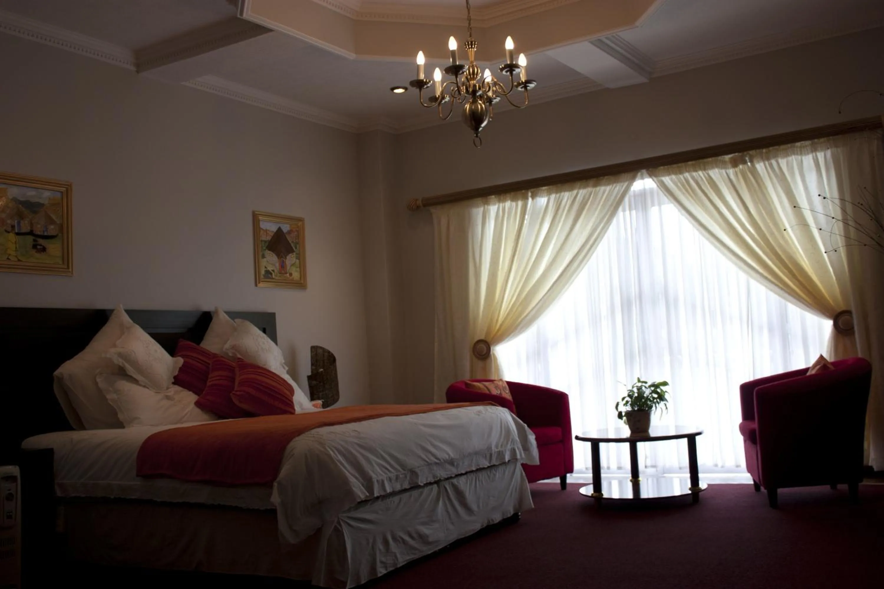 Bedroom, Bed in Hotel Mount Maluti - Lesotho