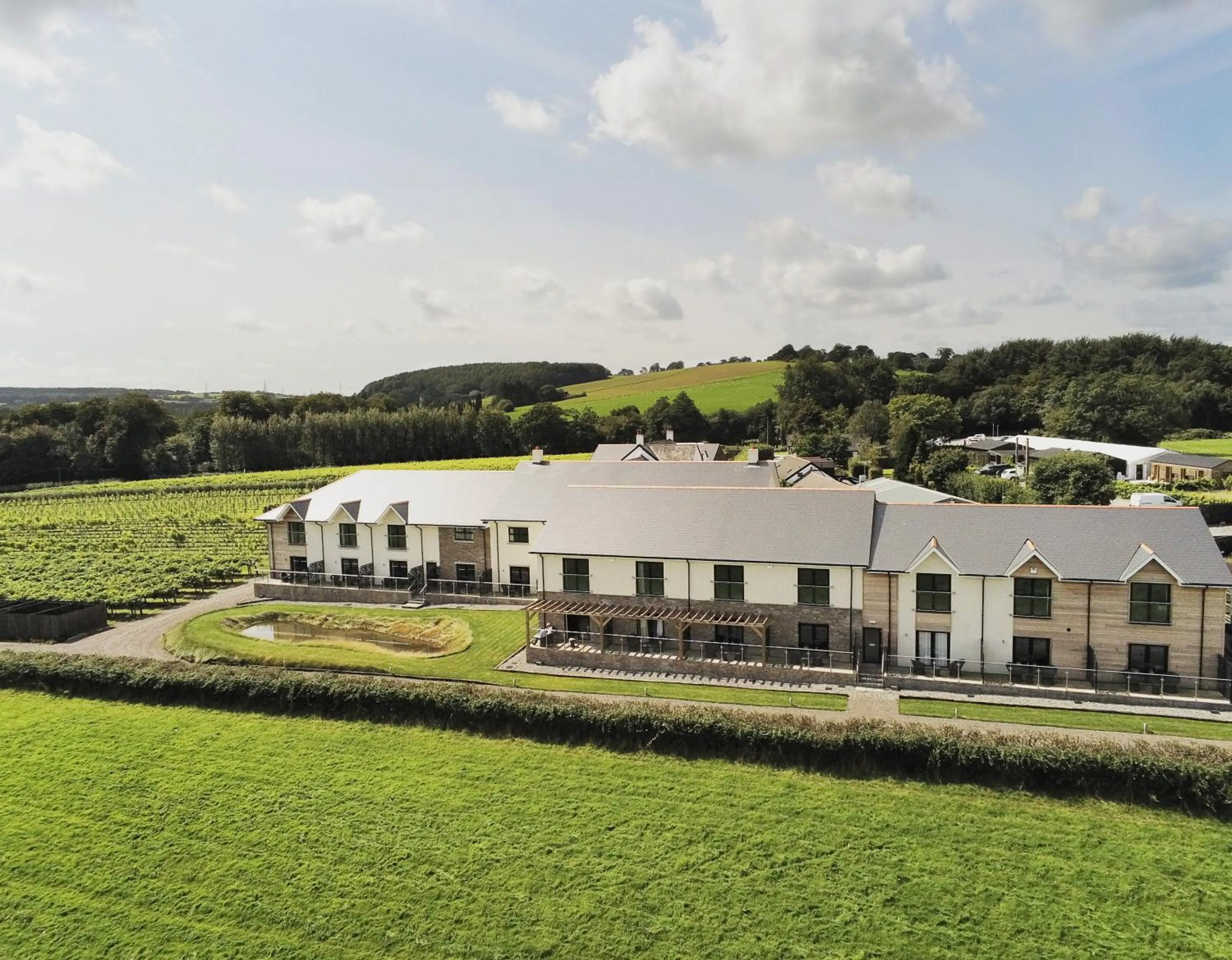 Property building in Llanerch Vineyard Hotel