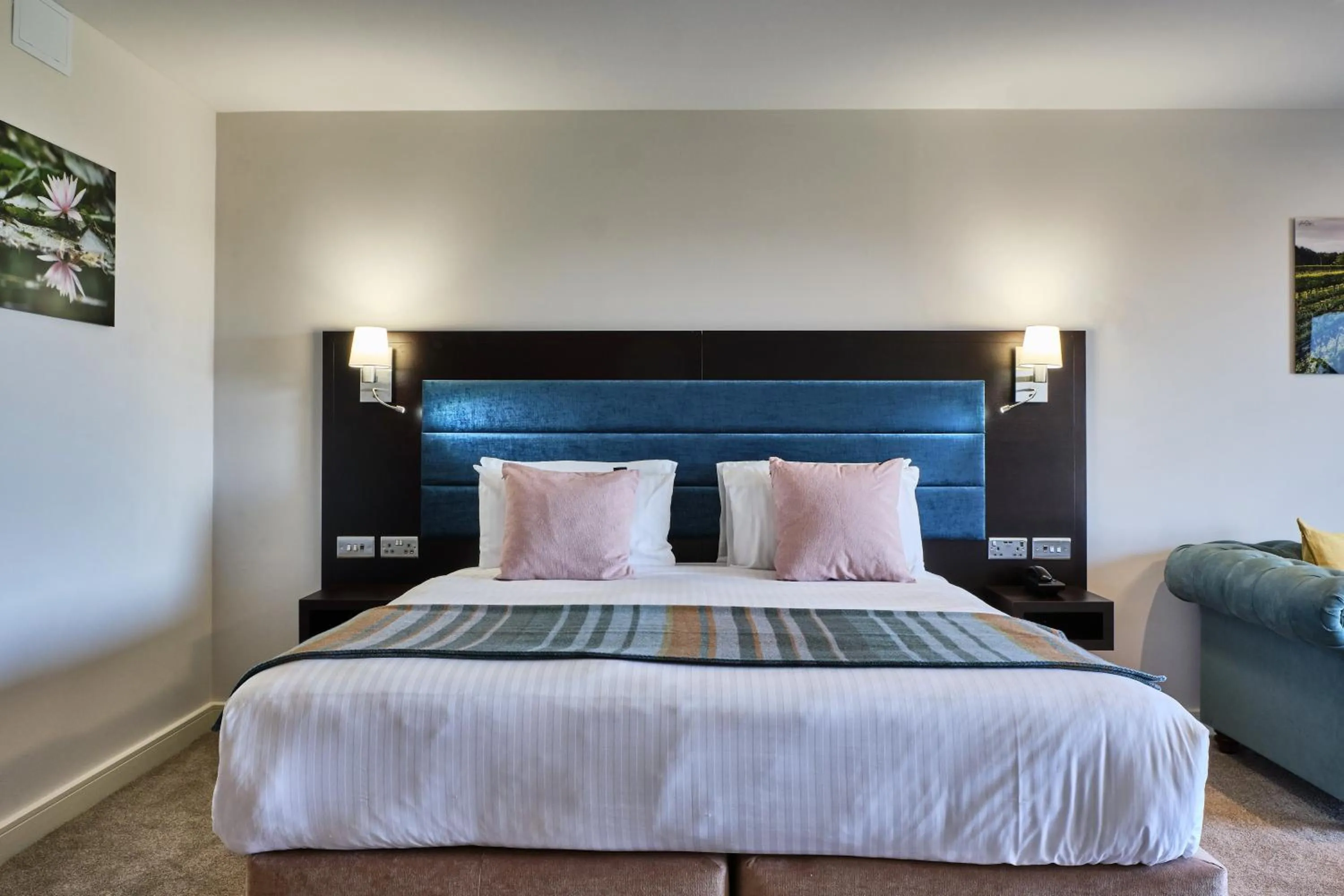 Bed in Llanerch Vineyard Hotel