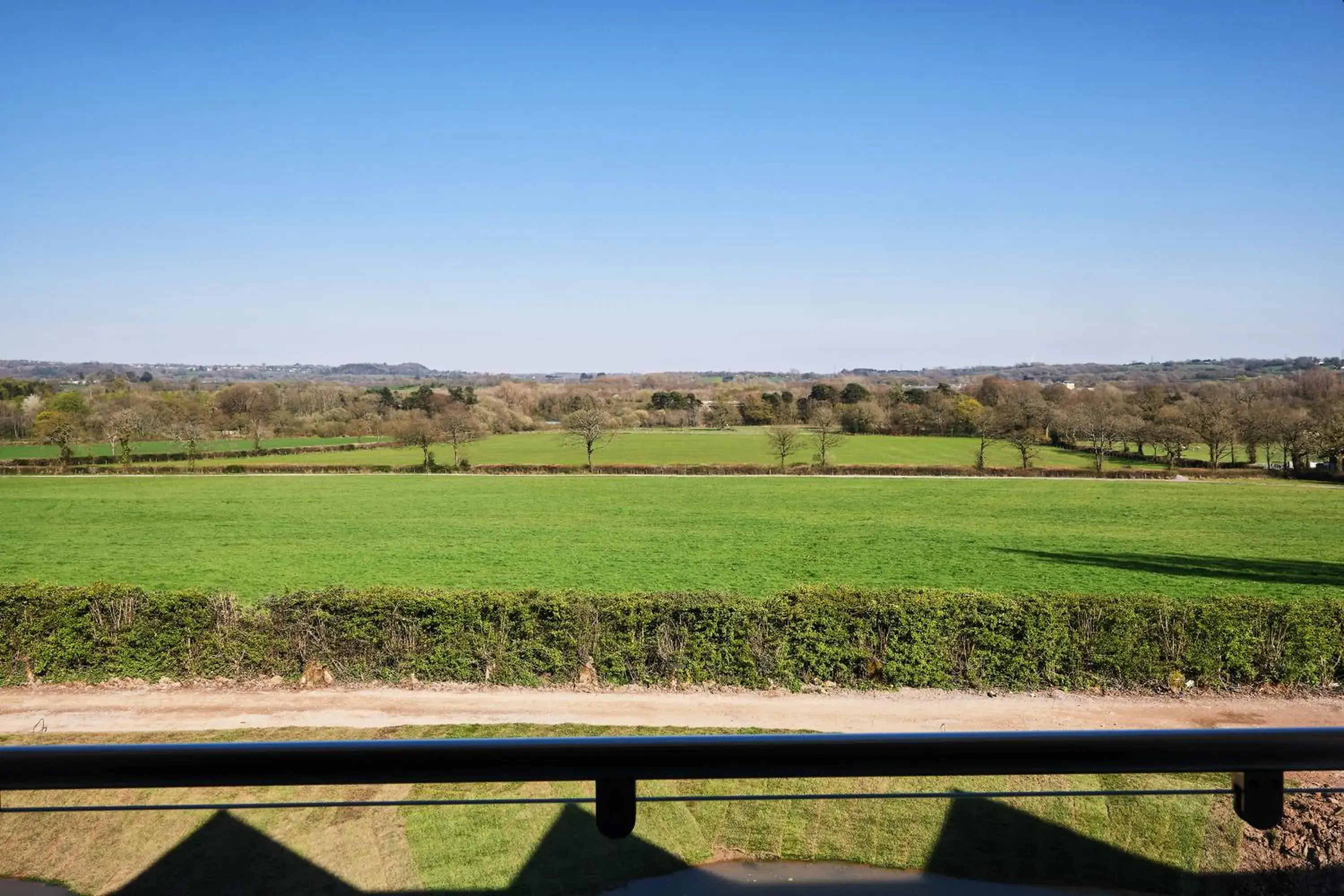 Garden view in Llanerch Vineyard Hotel Garden view in Llanerch Vineyard Hotel