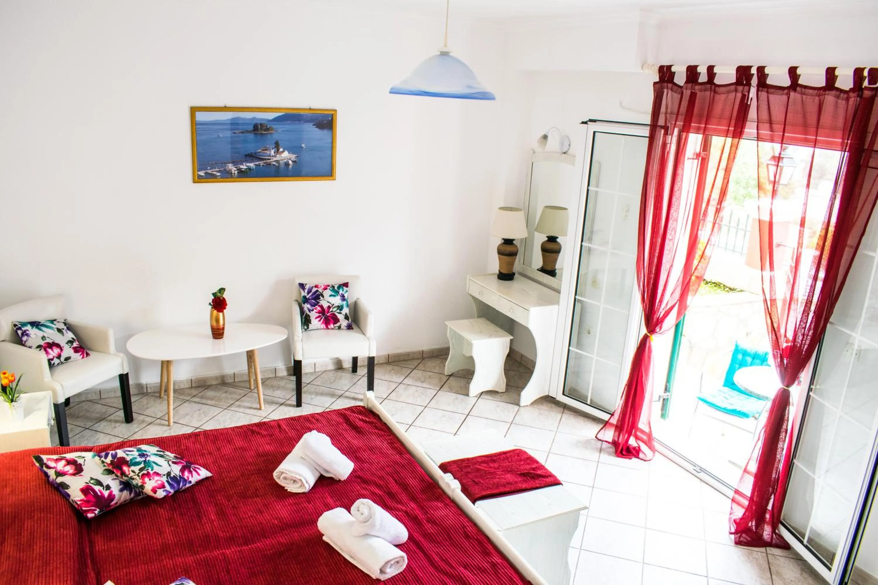 Bed in Apart Hotel Blumarin