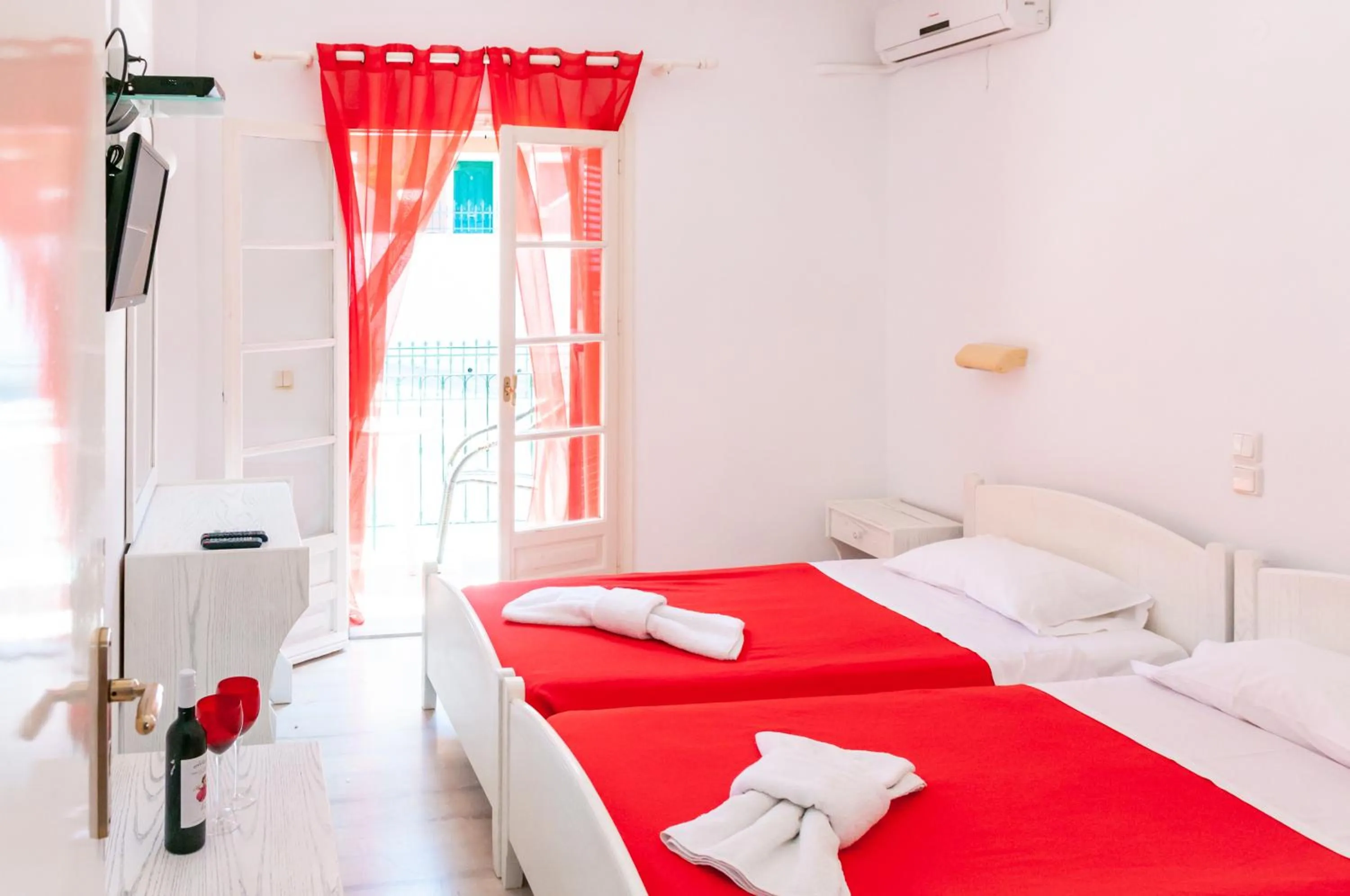 Bed in Apart Hotel Blumarin