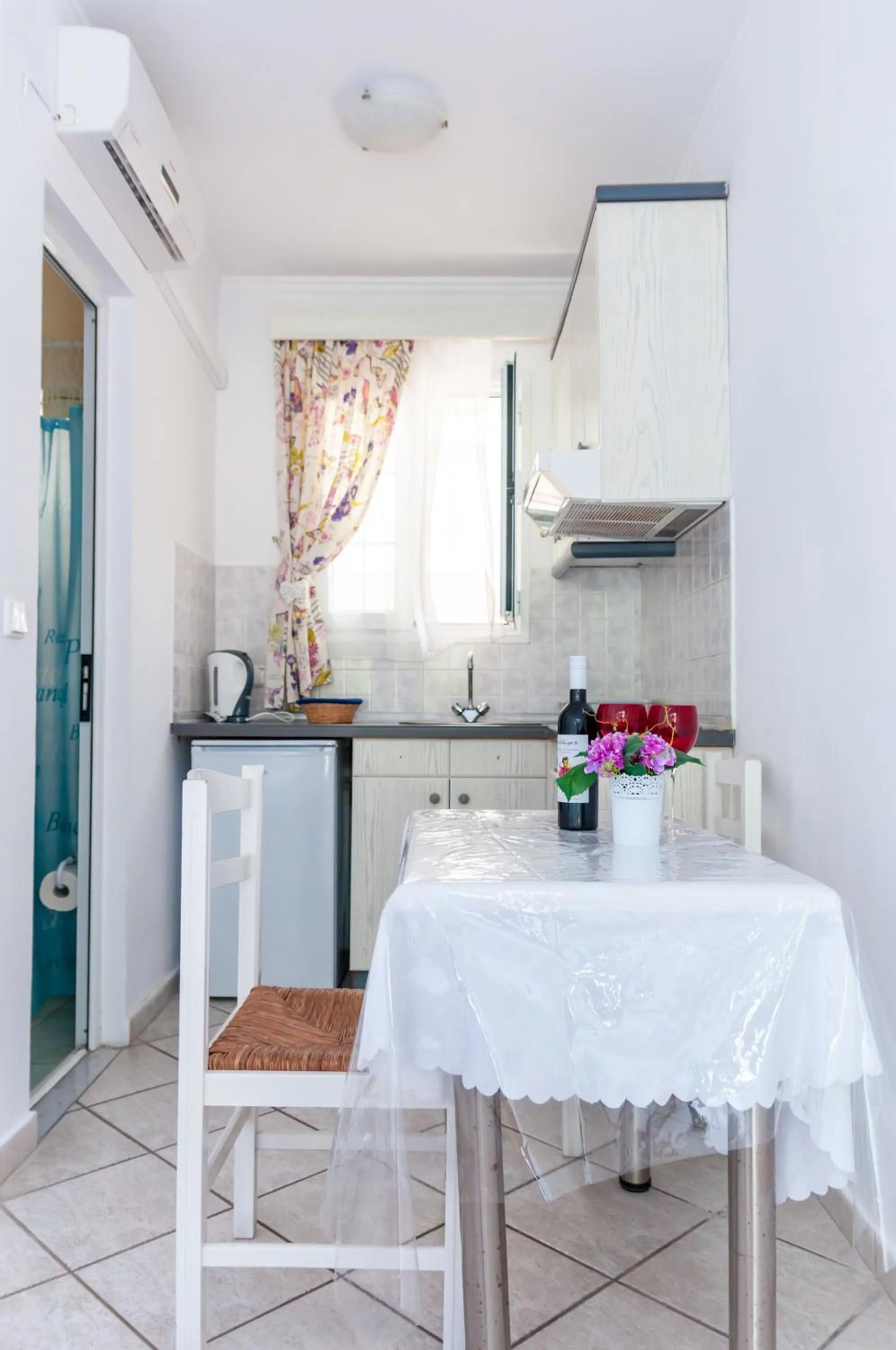 Kitchen or kitchenette in Apart Hotel Blumarin