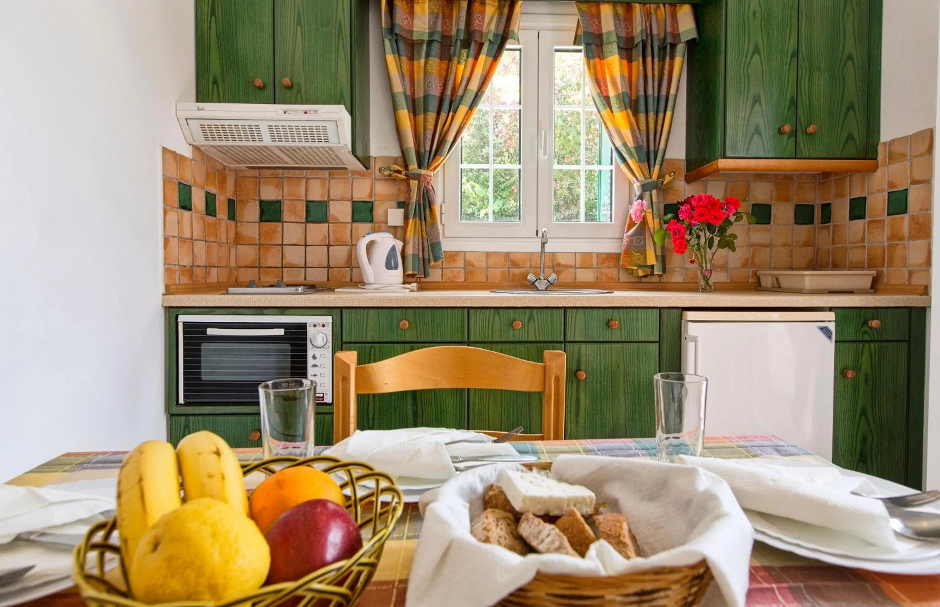 Kitchen or kitchenette in Apart Hotel Blumarin