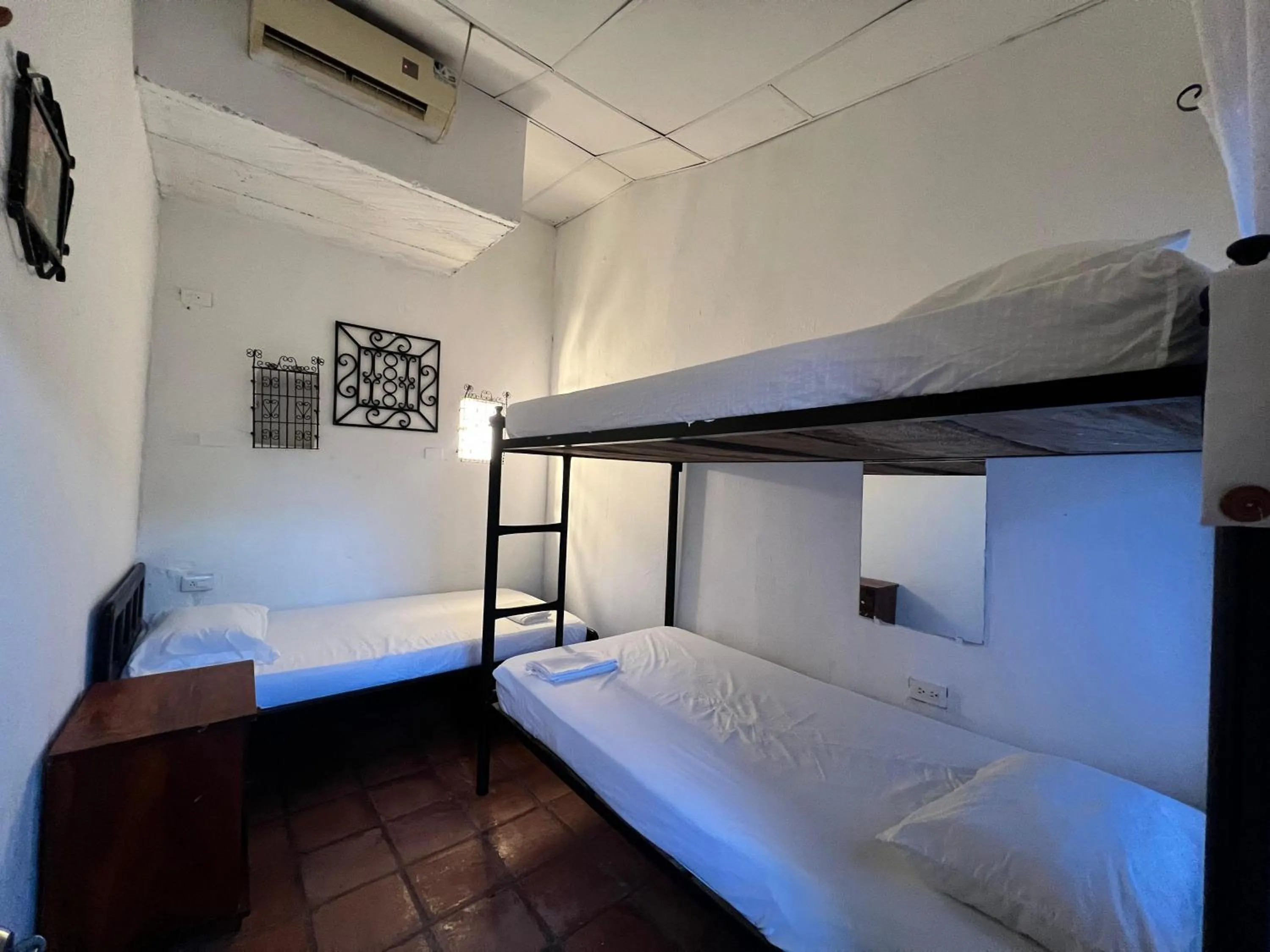 Bed in La Casa del Viajero Mompos