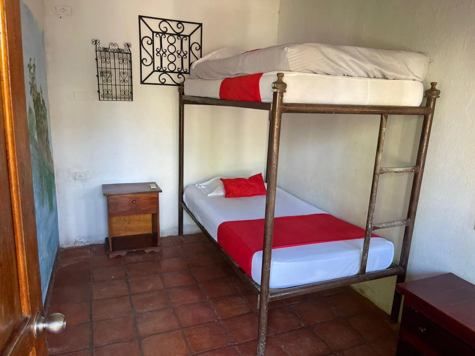 Bed in La Casa del Viajero Mompos