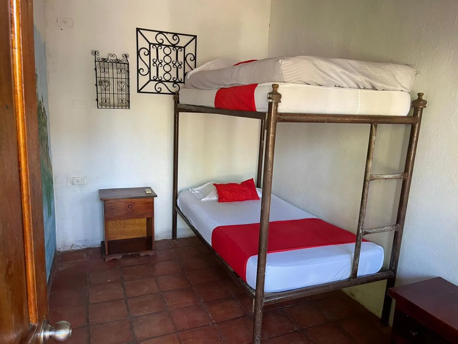 Bed in La Casa del Viajero Mompos