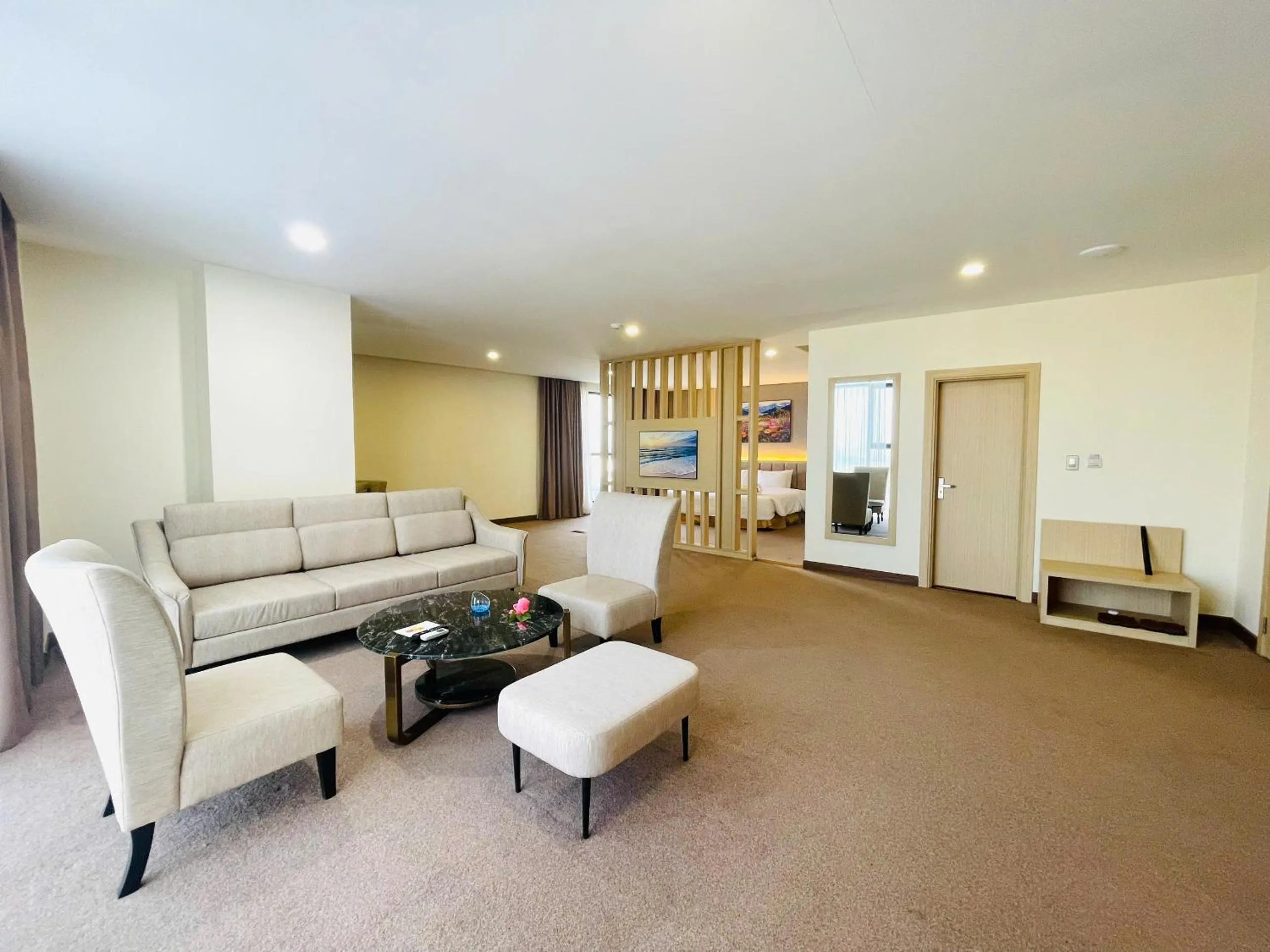 Seating area in Muong Thanh Grand Quang Tri Hotel