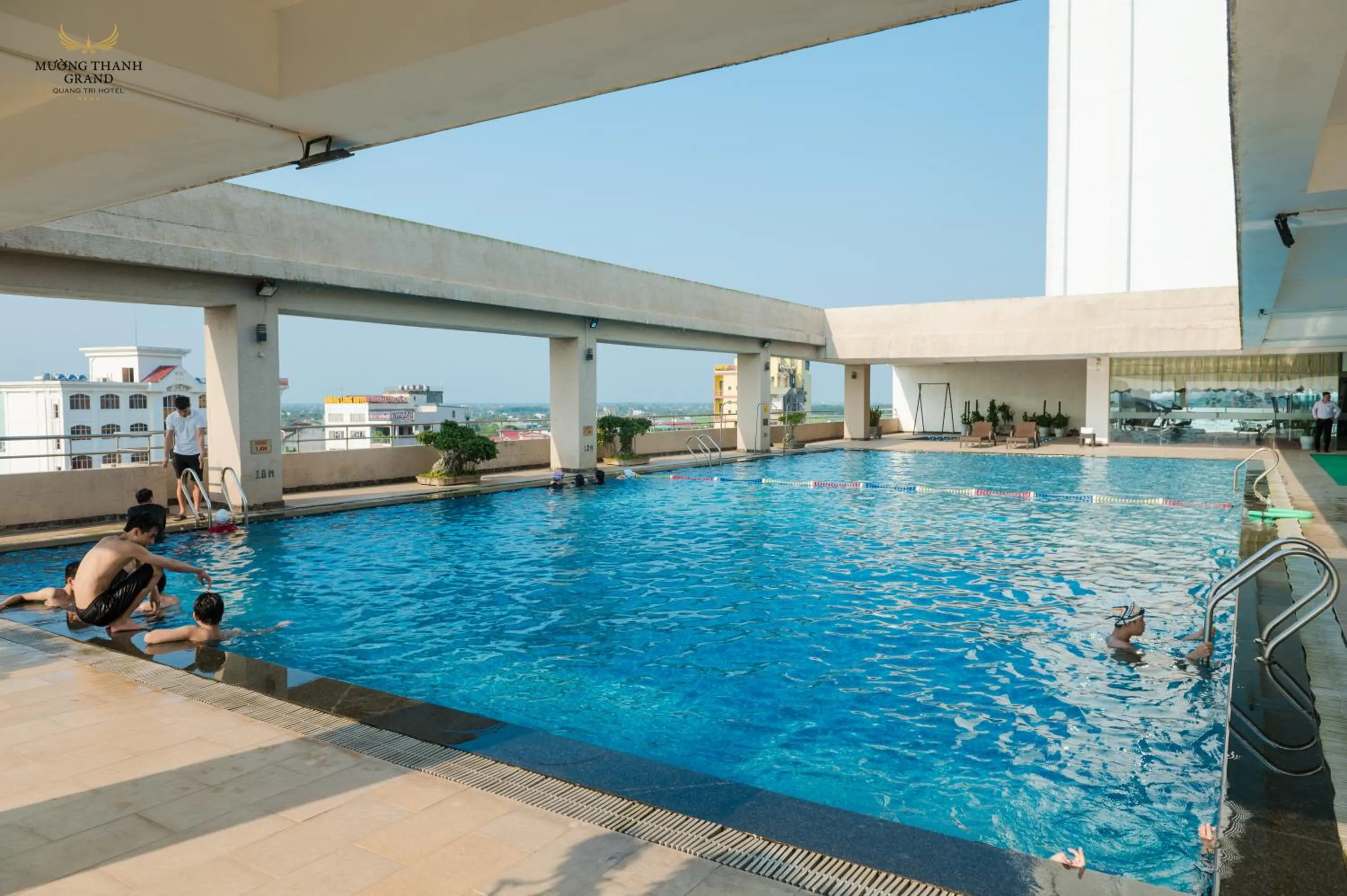 Swimming pool in Muong Thanh Grand Quang Tri Hotel