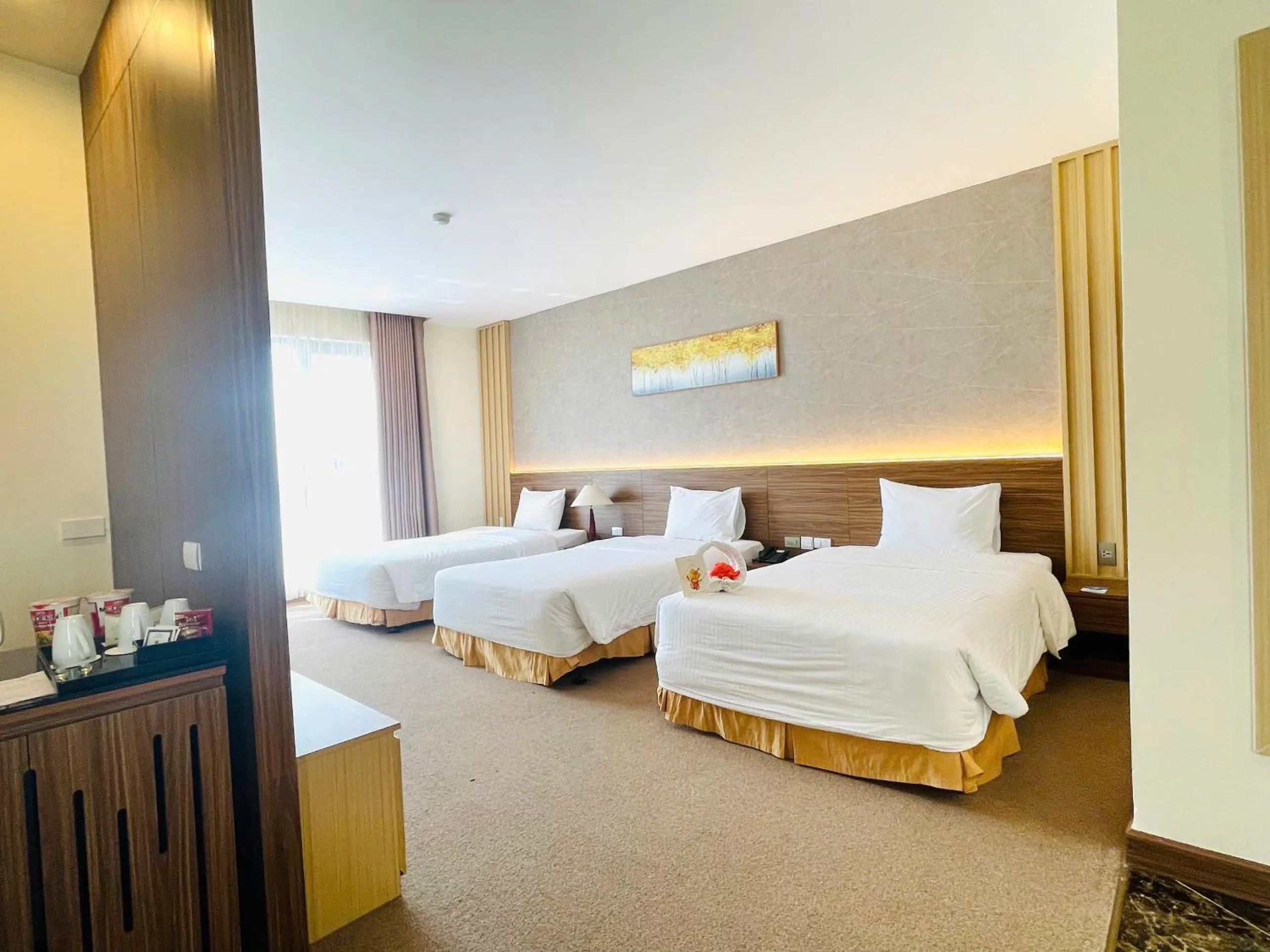 Bedroom, Bed in Muong Thanh Grand Quang Tri Hotel