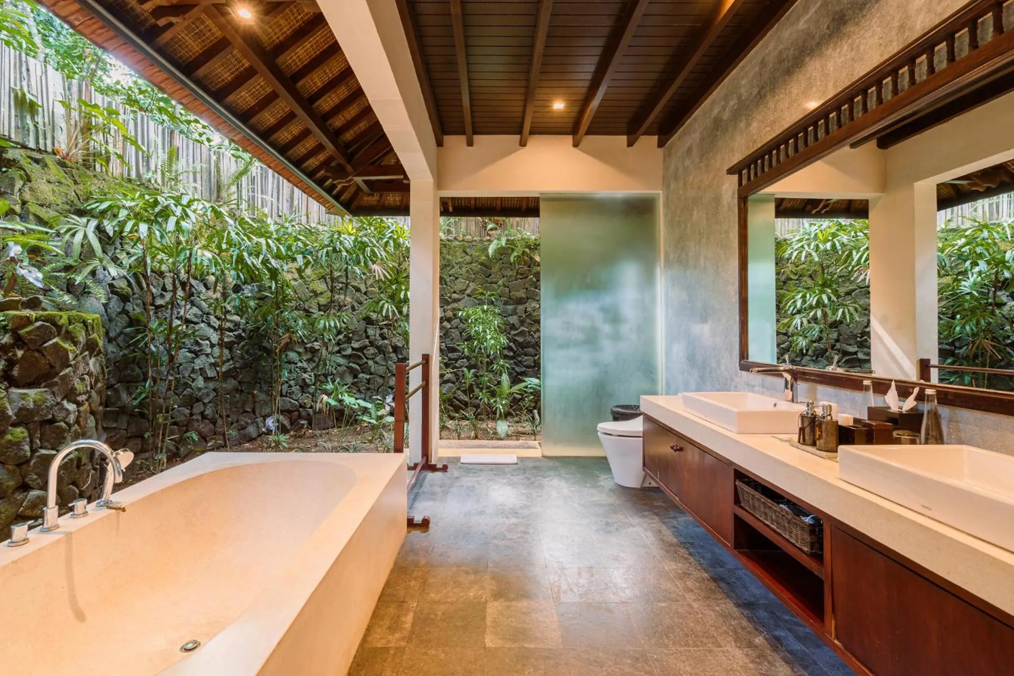 Bathroom in BeingSattvaa Luxury Ubud