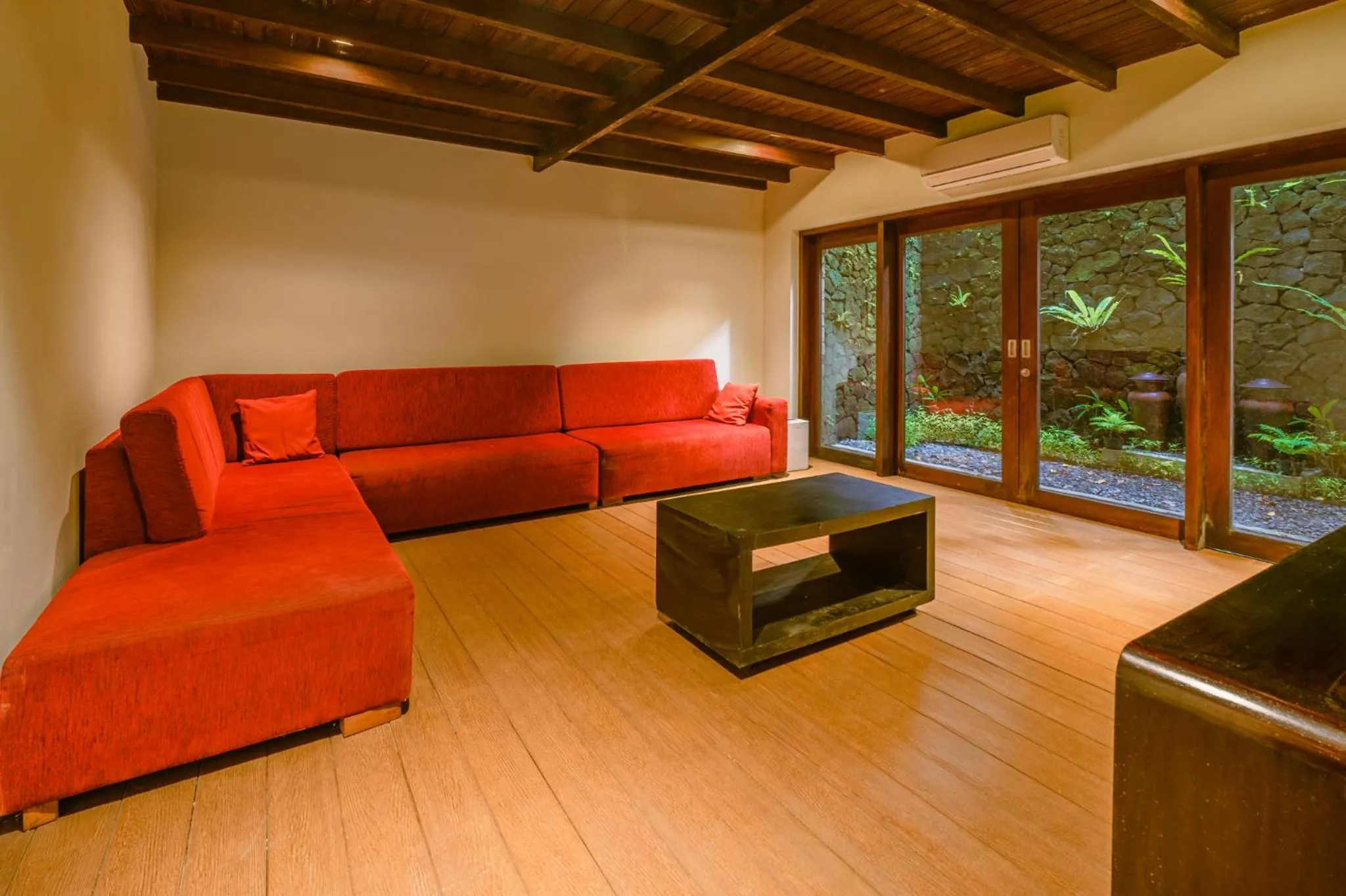 Living room in BeingSattvaa Luxury Ubud