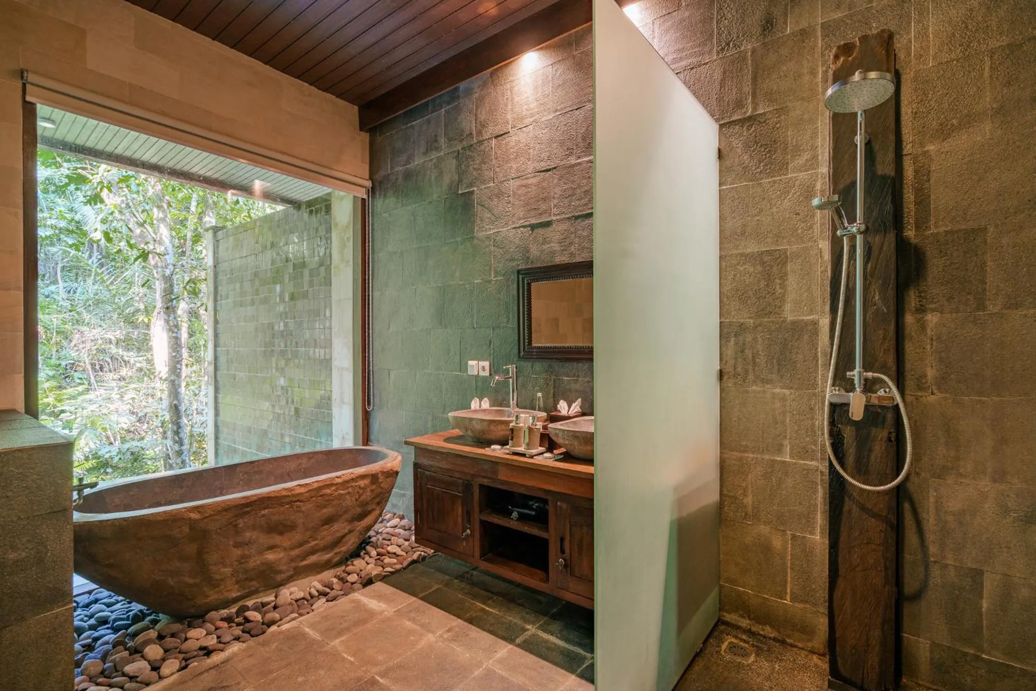 Bathroom in BeingSattvaa Luxury Ubud