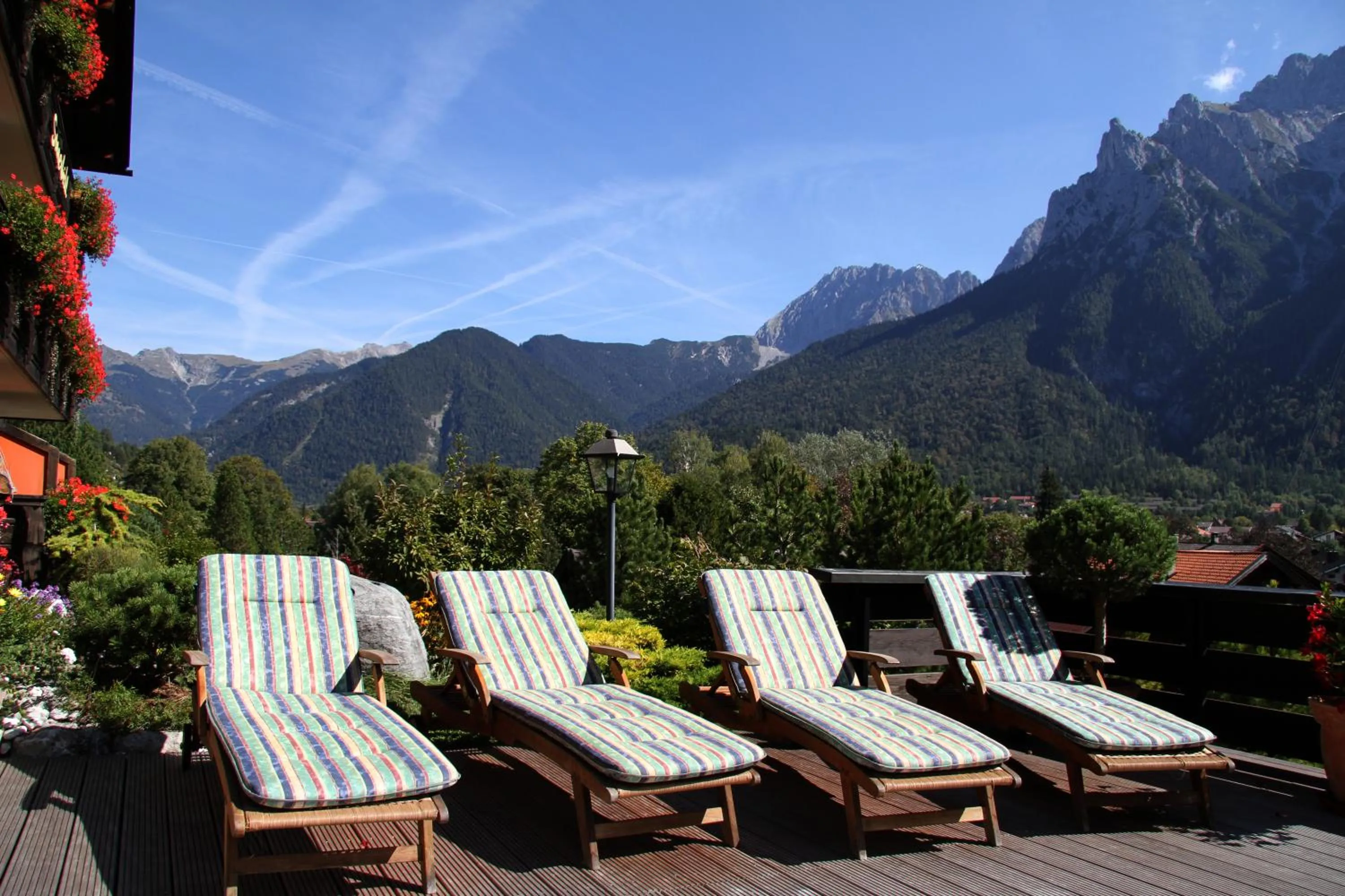 Mountain view in Landhaus Sonnenbichl Mittenwald