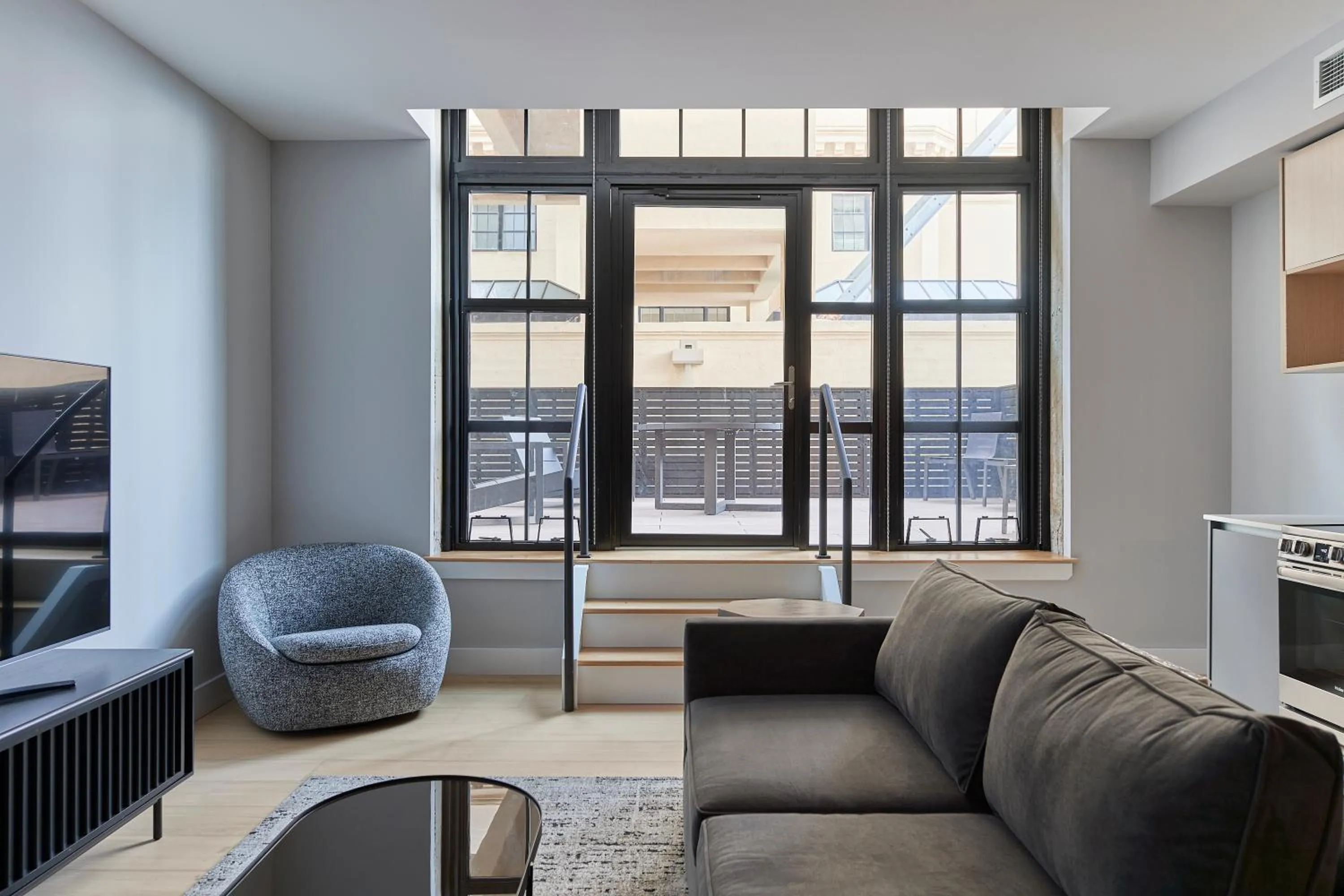 Living room in Riversuites At The Battery