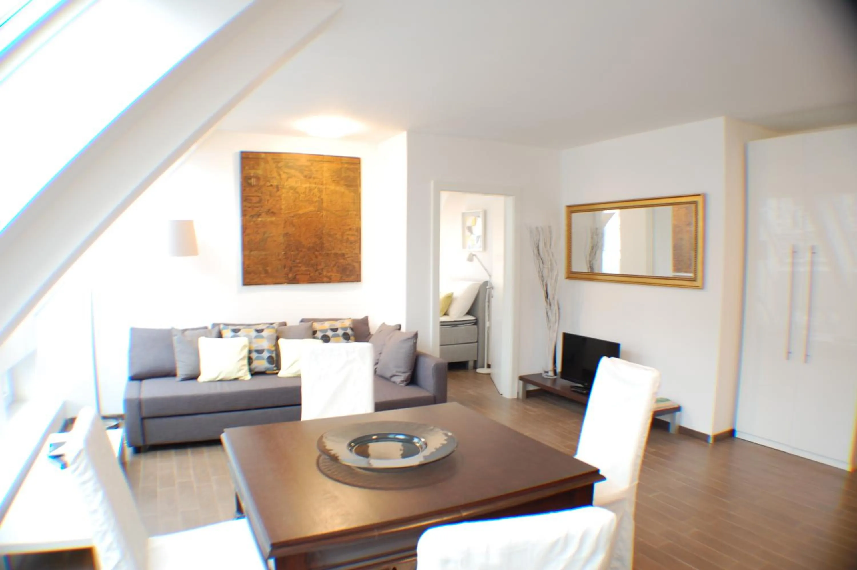 Living room in Alga Apartments am Westbahnhof