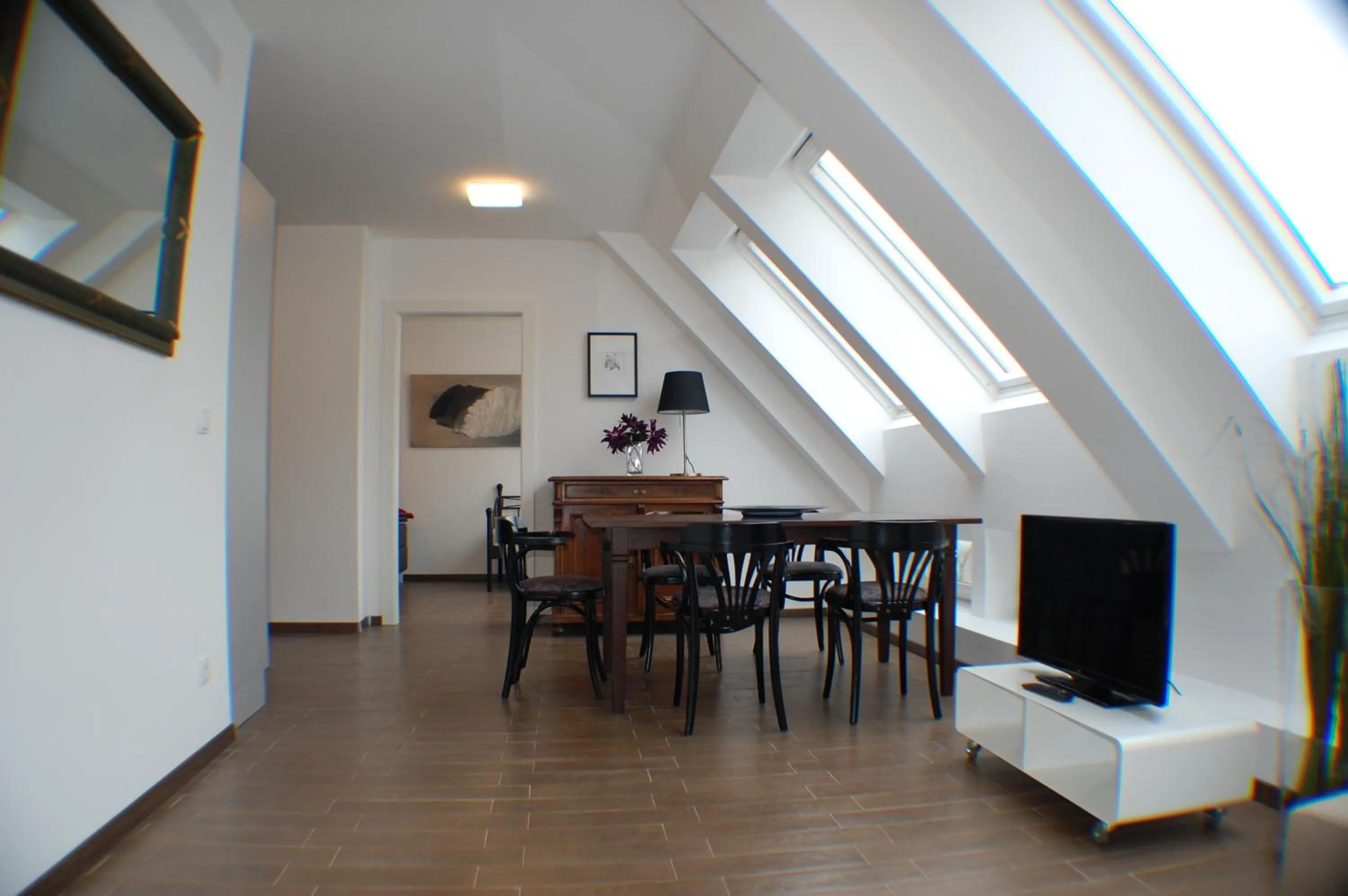 Dining area in Alga Apartments am Westbahnhof