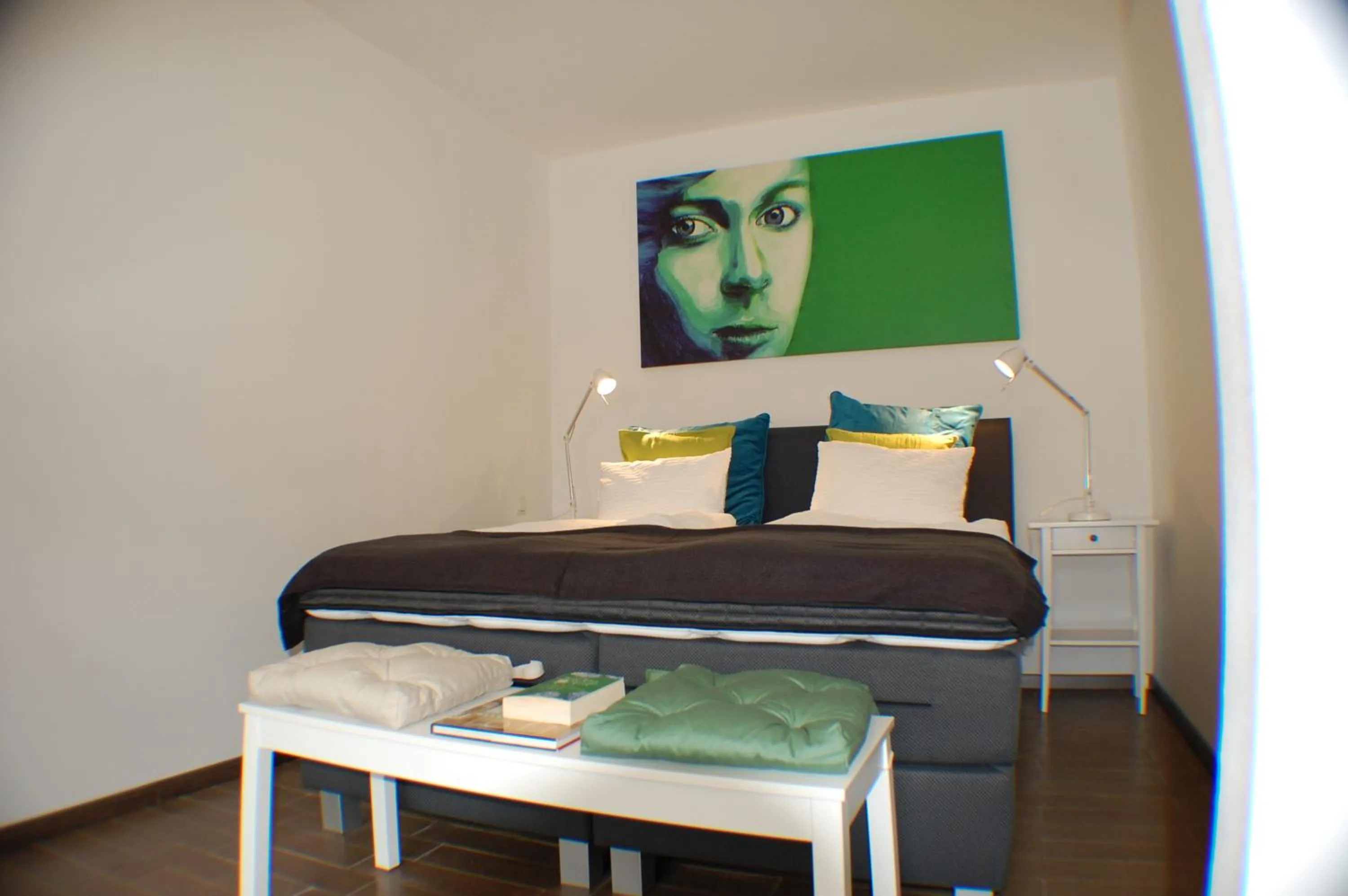 Bedroom in Alga Apartments am Westbahnhof