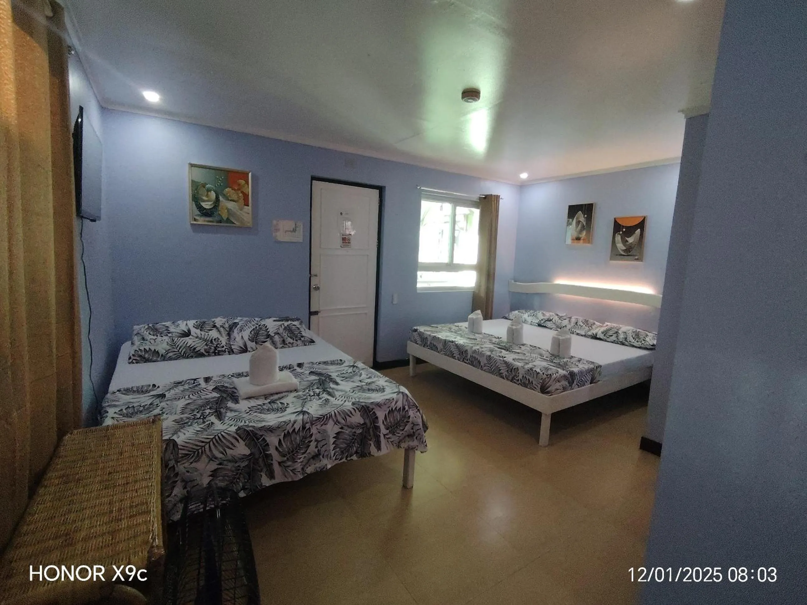 Bed in Joaquinn's Bed and Breakfast