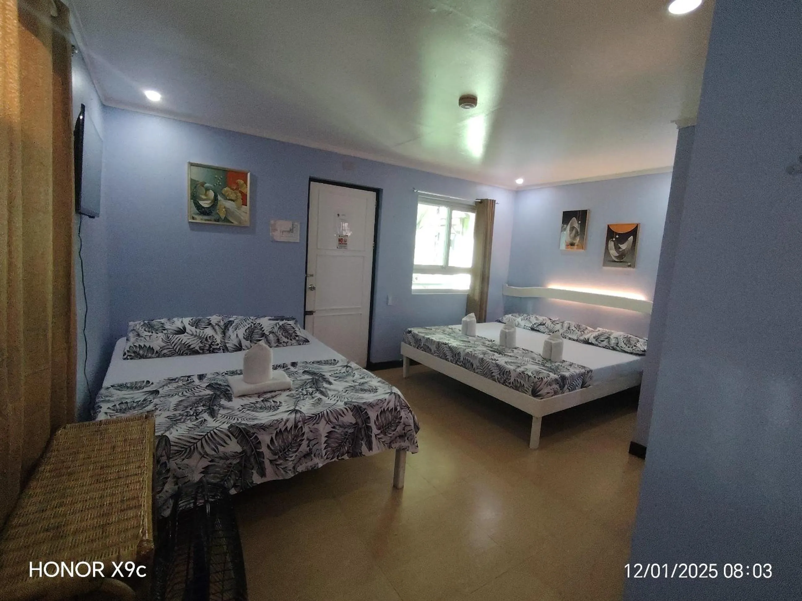 Bed in Joaquinn's Bed and Breakfast