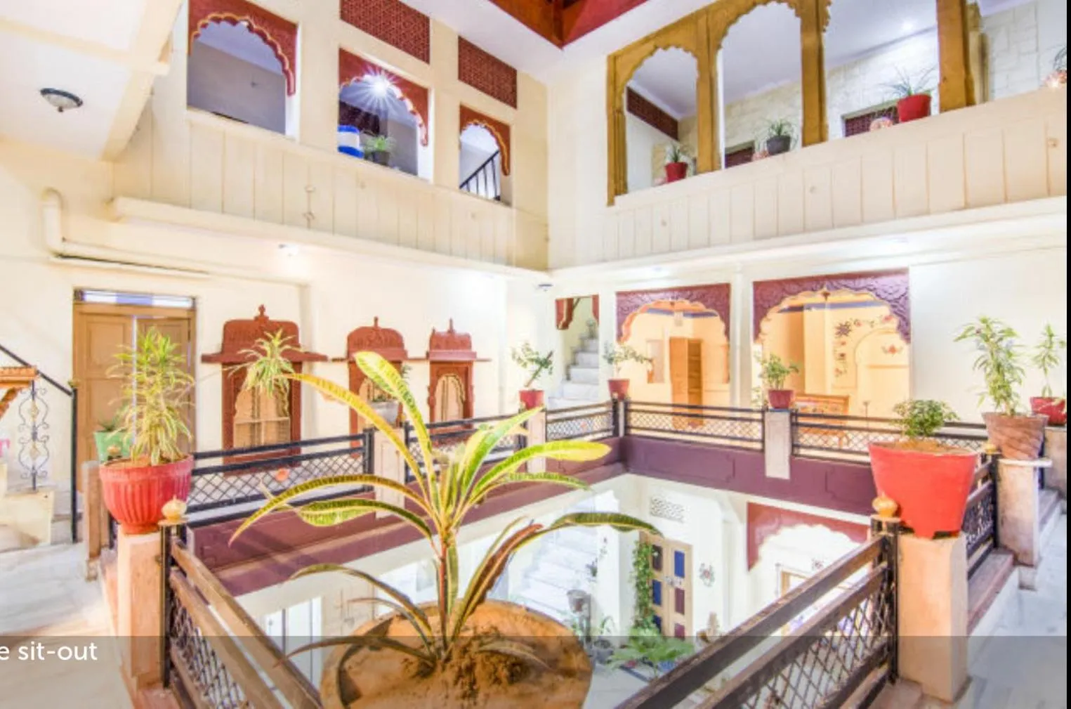 Patio in Jodhpur Heritage Haveli Guest House